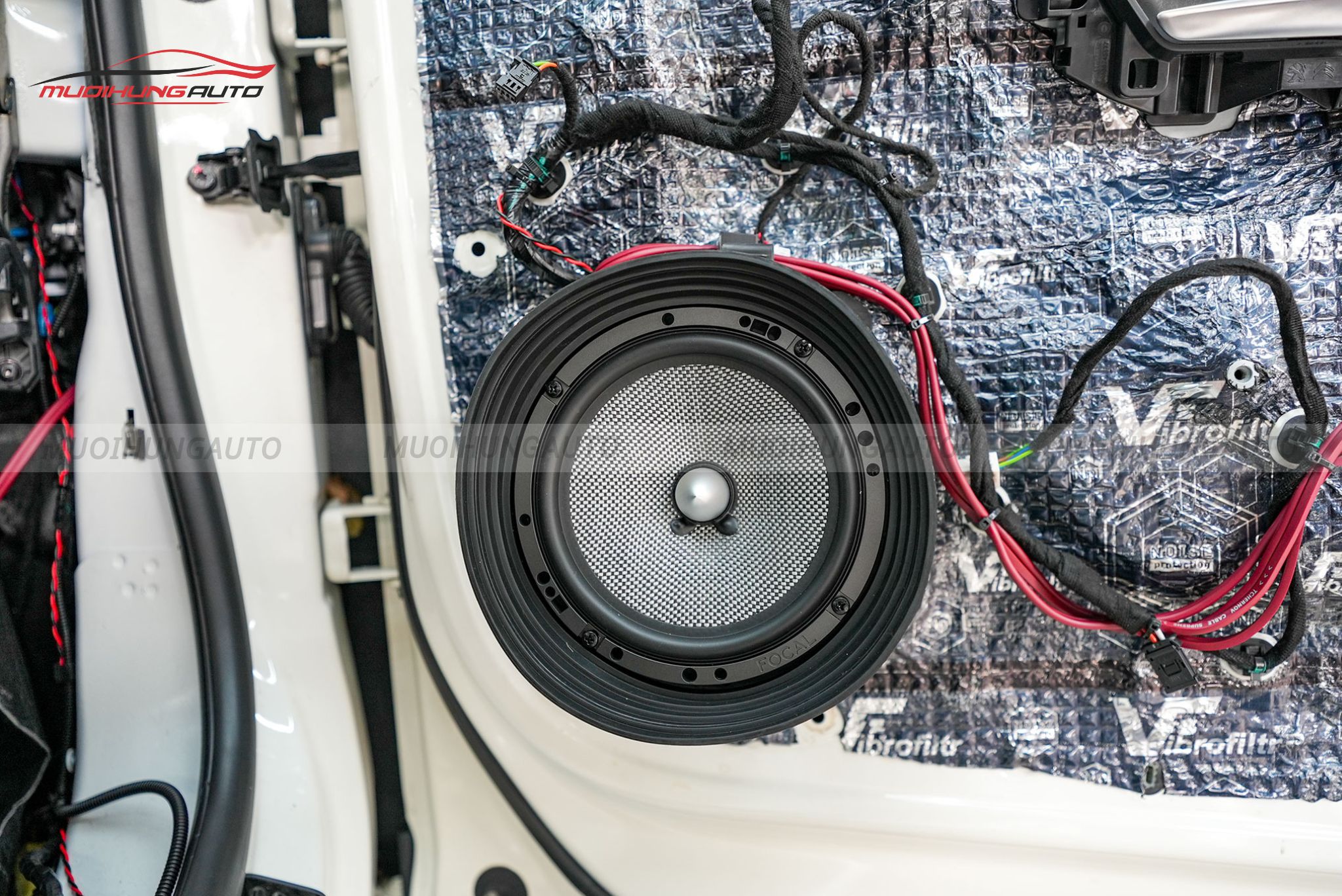 Độ loa cánh cửa Peugeot 2008