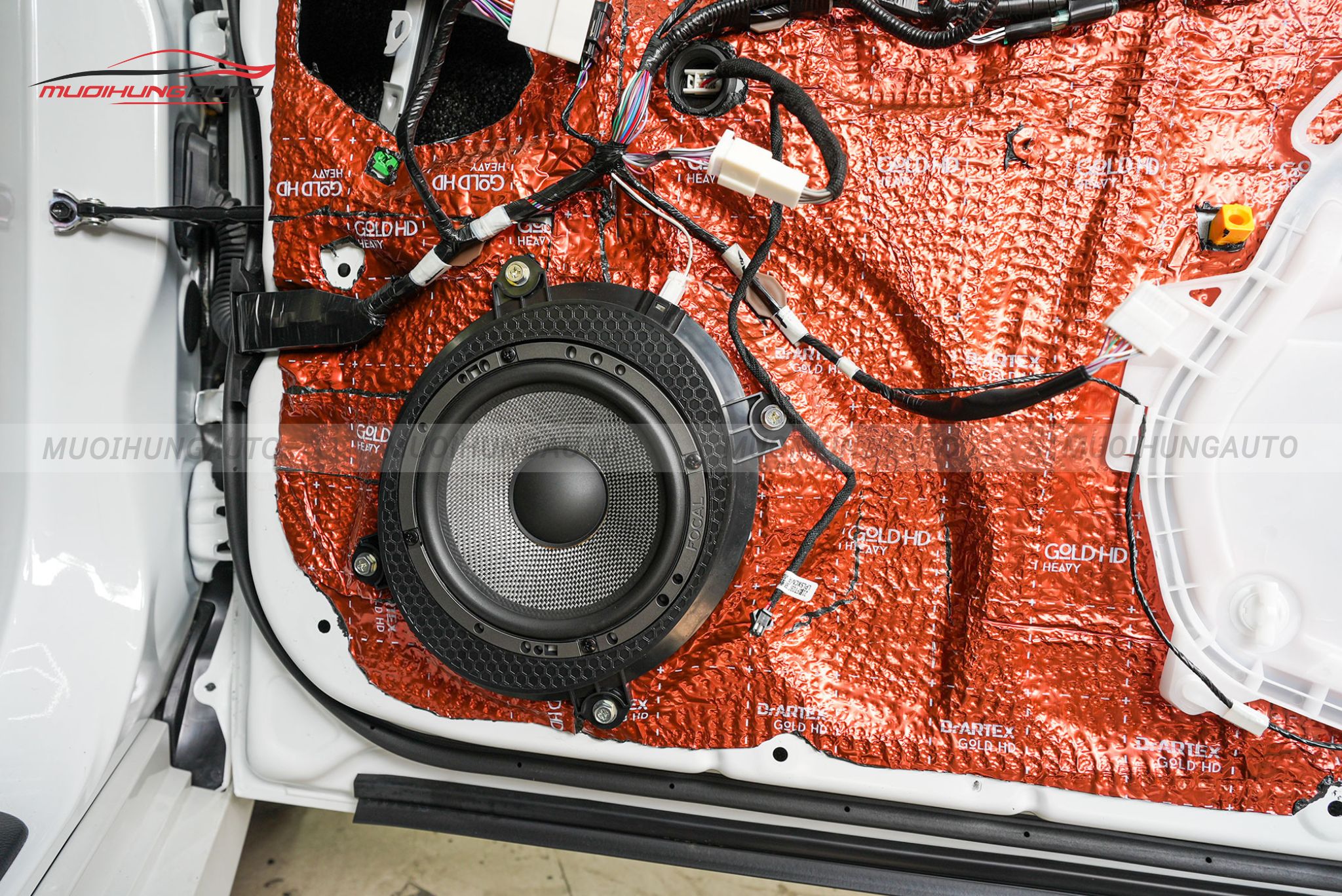 Độ loa cánh cửa Toyota Camry 2023