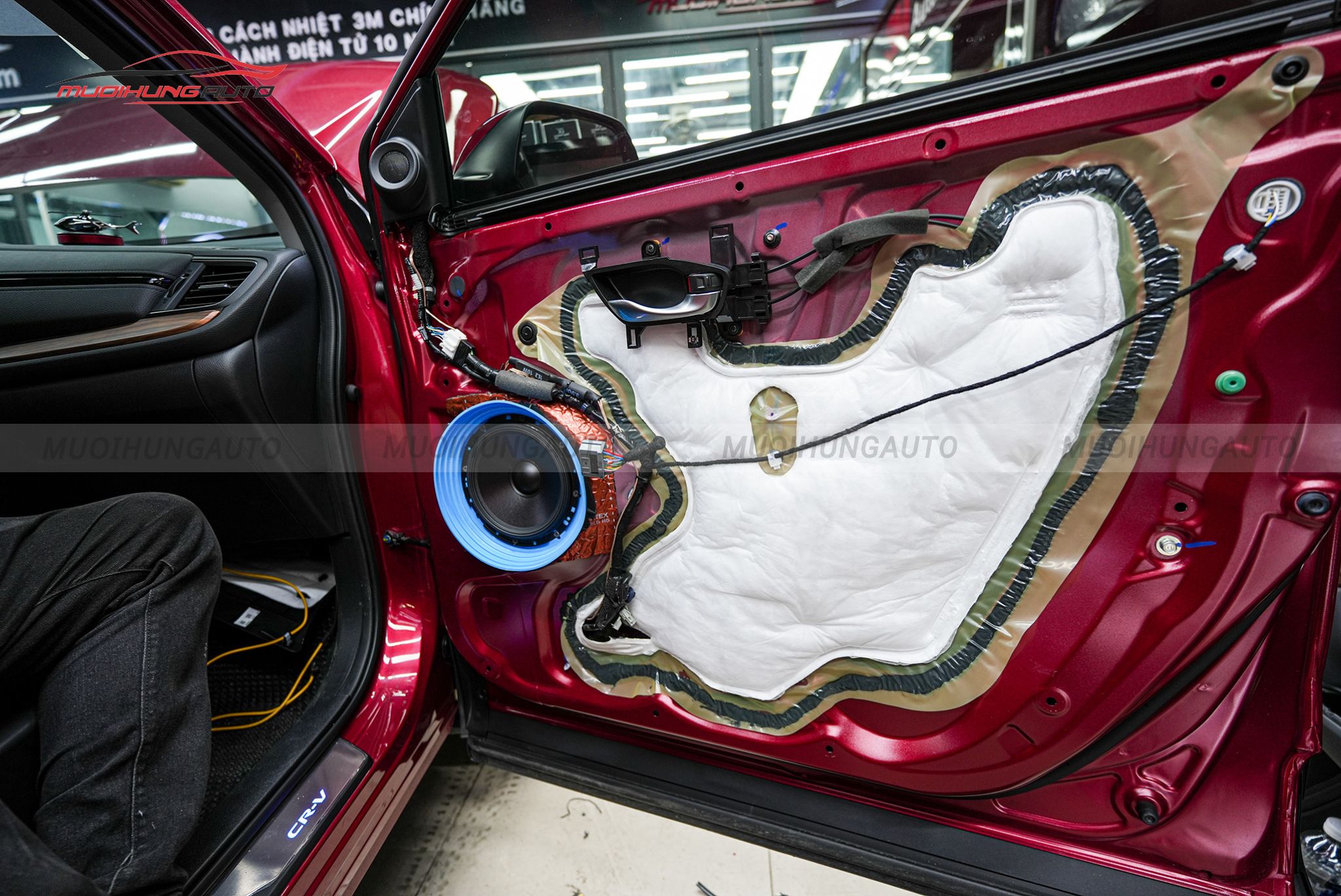Độ loa cánh ô tô Honda CRV 2022