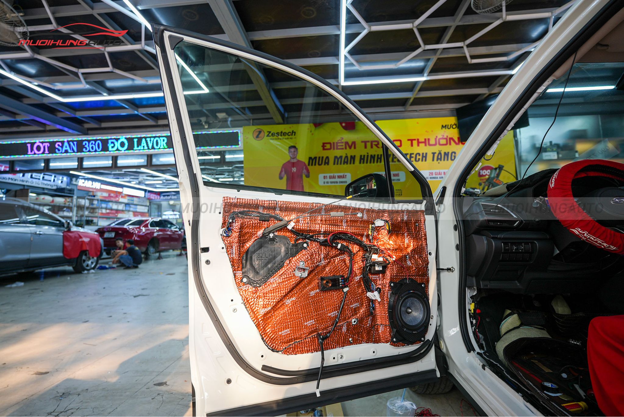 Độ loa cánh ô tô Subaru Forester 2023