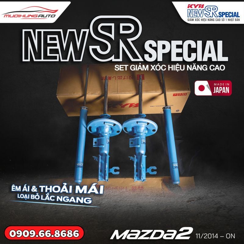 Độ phuộc xe hơi KYB Mazda 2
