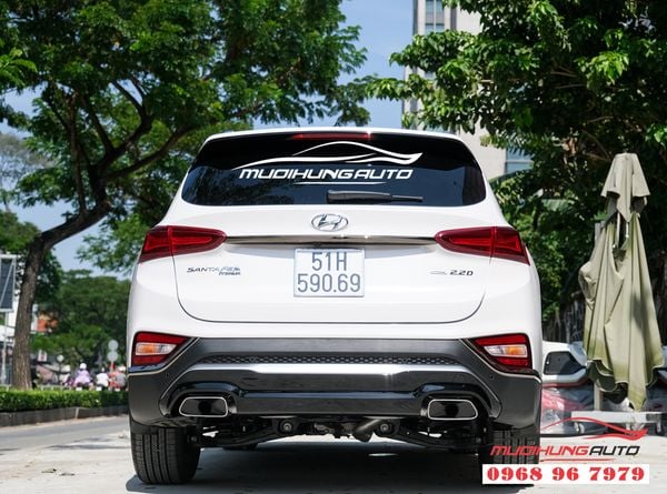 Độ pô nguyên cây zin theo xe Hyundai Santafe 2019 03