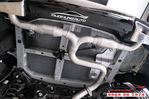 Độ pô nguyên cây zin theo xe Hyundai Santafe 2019 07