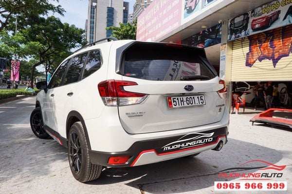 ĐỘ PÔ XE SUBARU FORESTER Mẫu Akrapovic 01