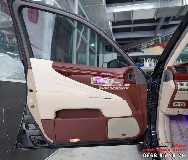 Khoác Lên Xe Lexus LS460L Một Tấm Áo Mới Với Dịch Vụ Độ Nội Thất Sang Chảnh