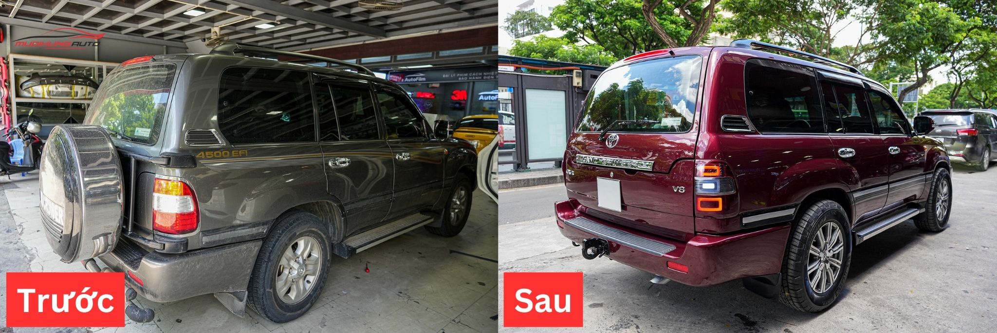 Sơn Đổi Màu Xe Ô Tô Toyota Land Cruiser 2005