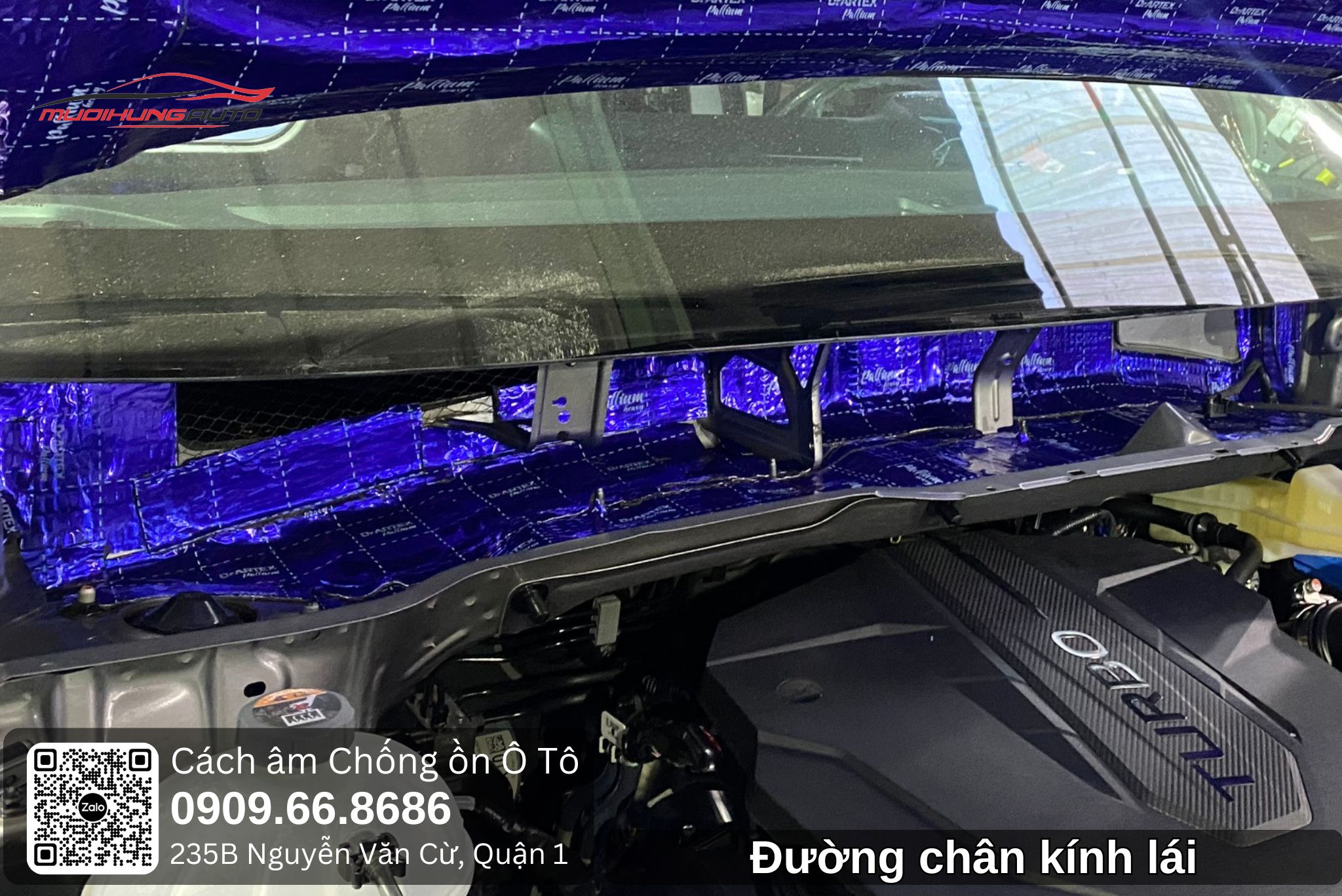 Đường chân kính lái ô tô 7 chỗ