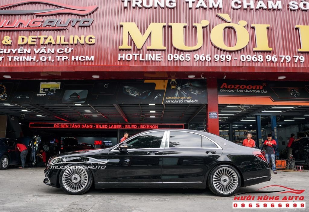 Độ Ngoại Thất Xe Mercedes S400/S500 2015 - 2018 Lên S560 Maybach Đẳng Cấp