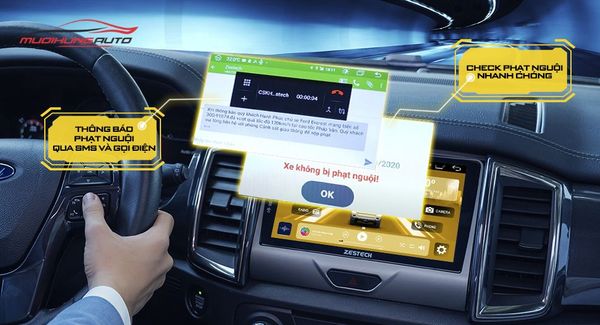 Màn hình Zestech Z800&nbsp;Pro+ bản giới hạn toàn cầu kiểm tra phạt nguội nhanh chóng