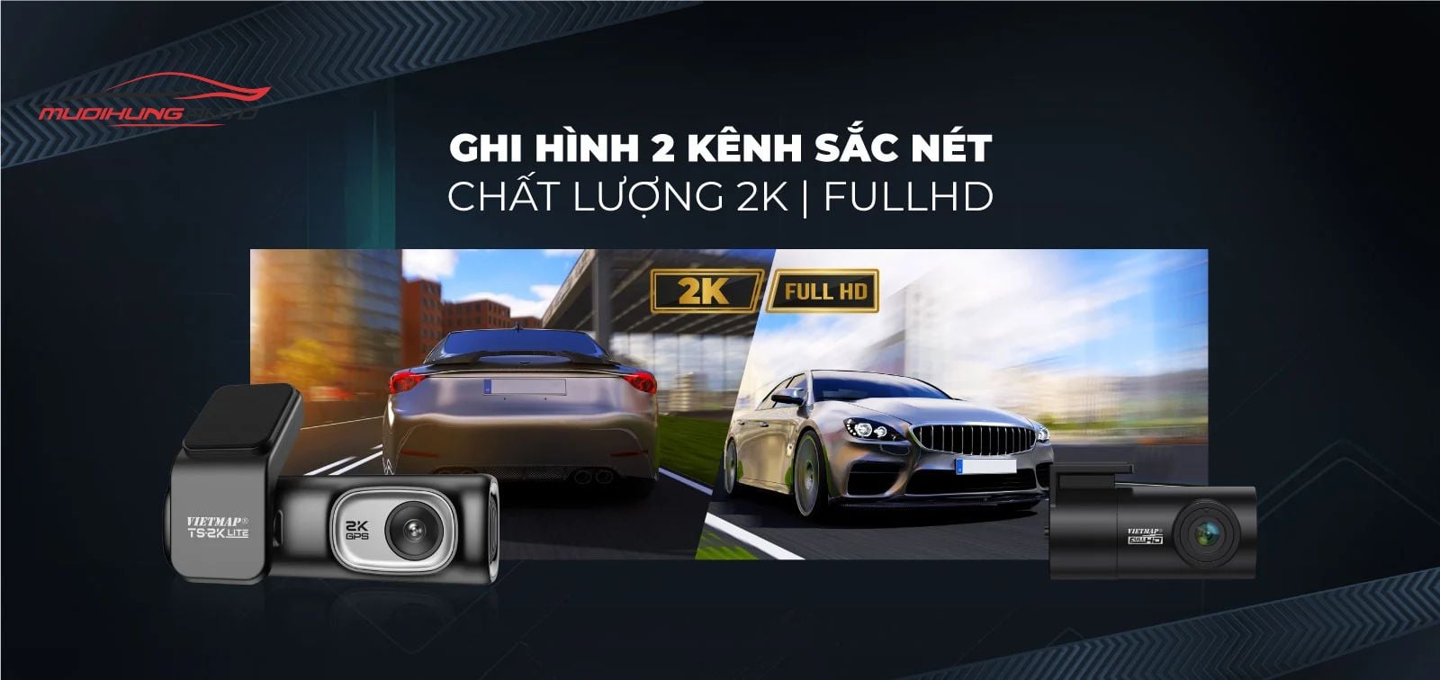Ghi hình 2 kênh sắc nét