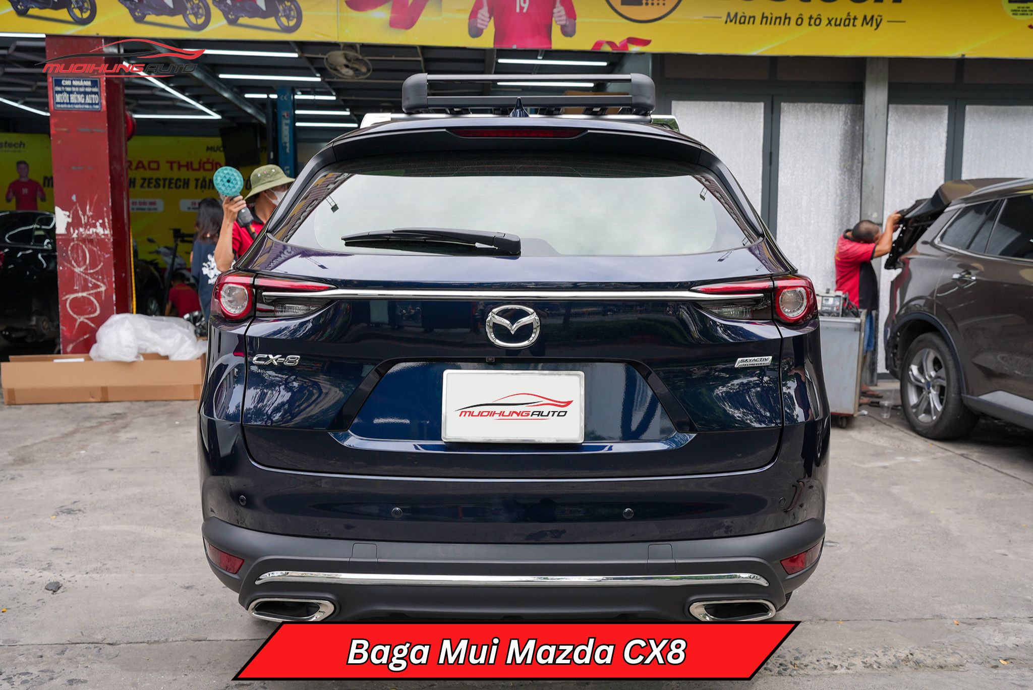 Giá để đồ nóc xe Mazda CX8
