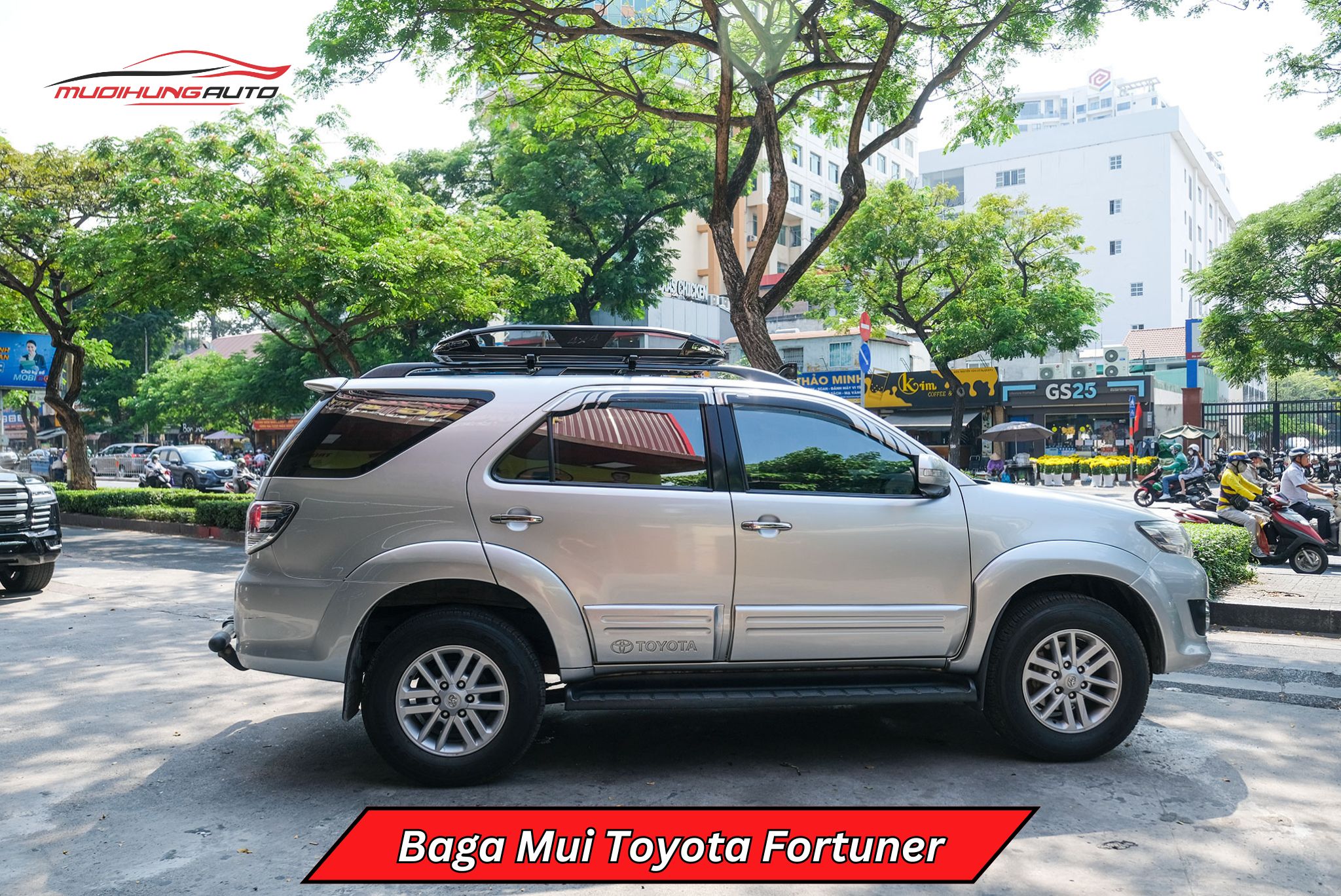Giá để đồ nóc xe Toyota Fortuner