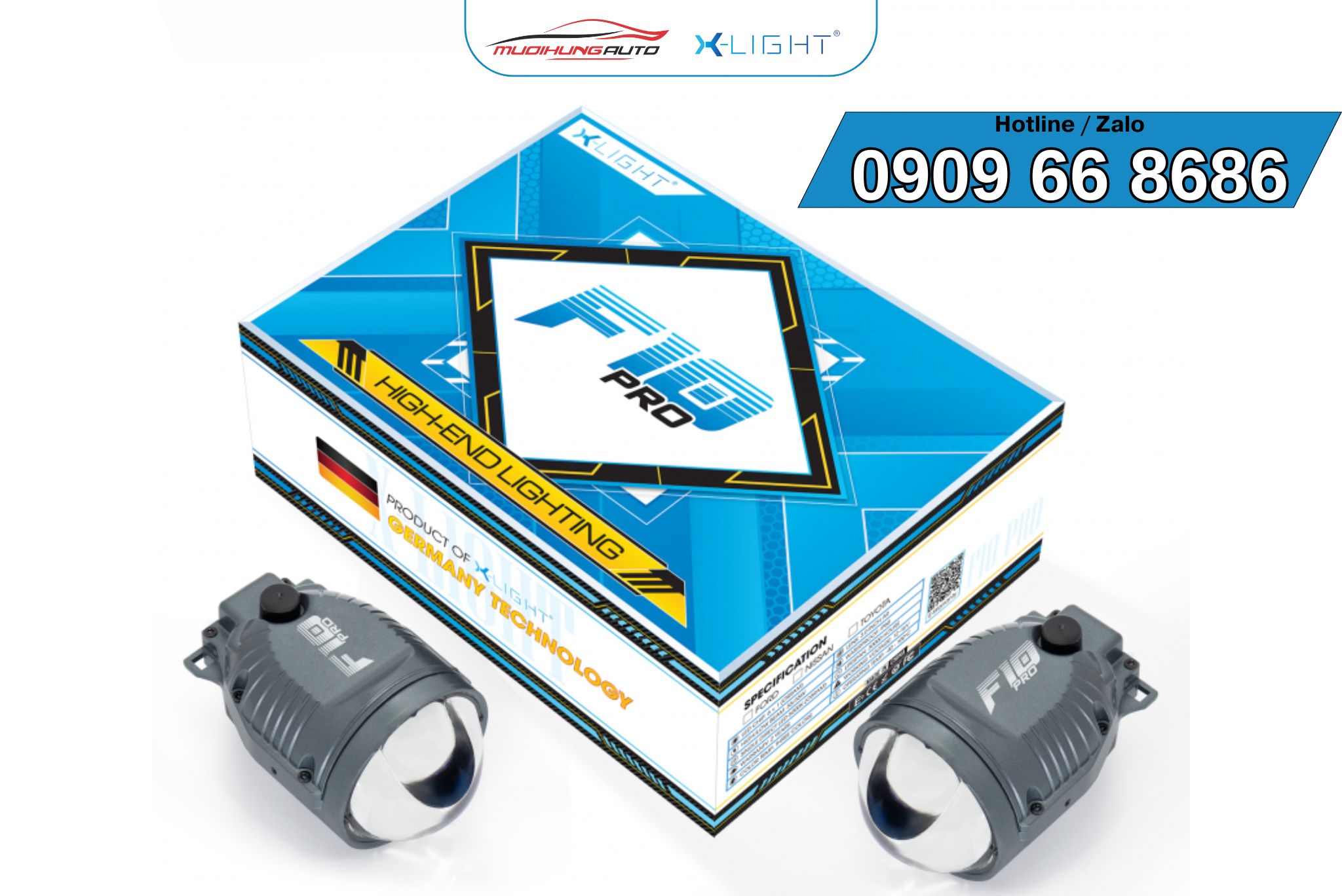 Giá đèn bi gầm GTR X-Light F10 Pro