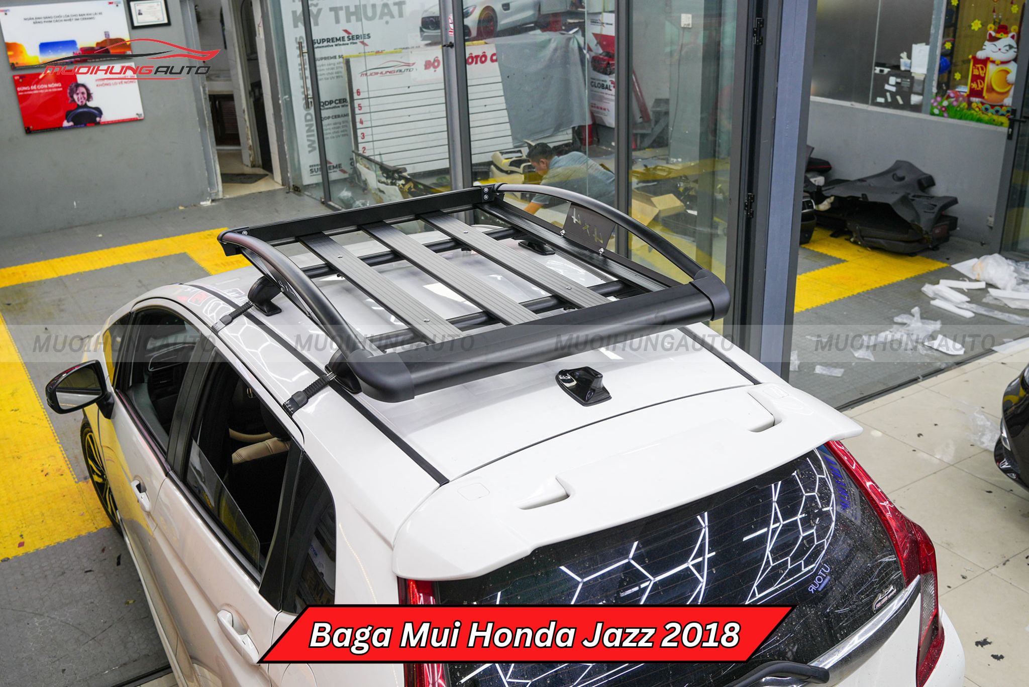 Giá đồ nóc xe Honda Jazz 2018