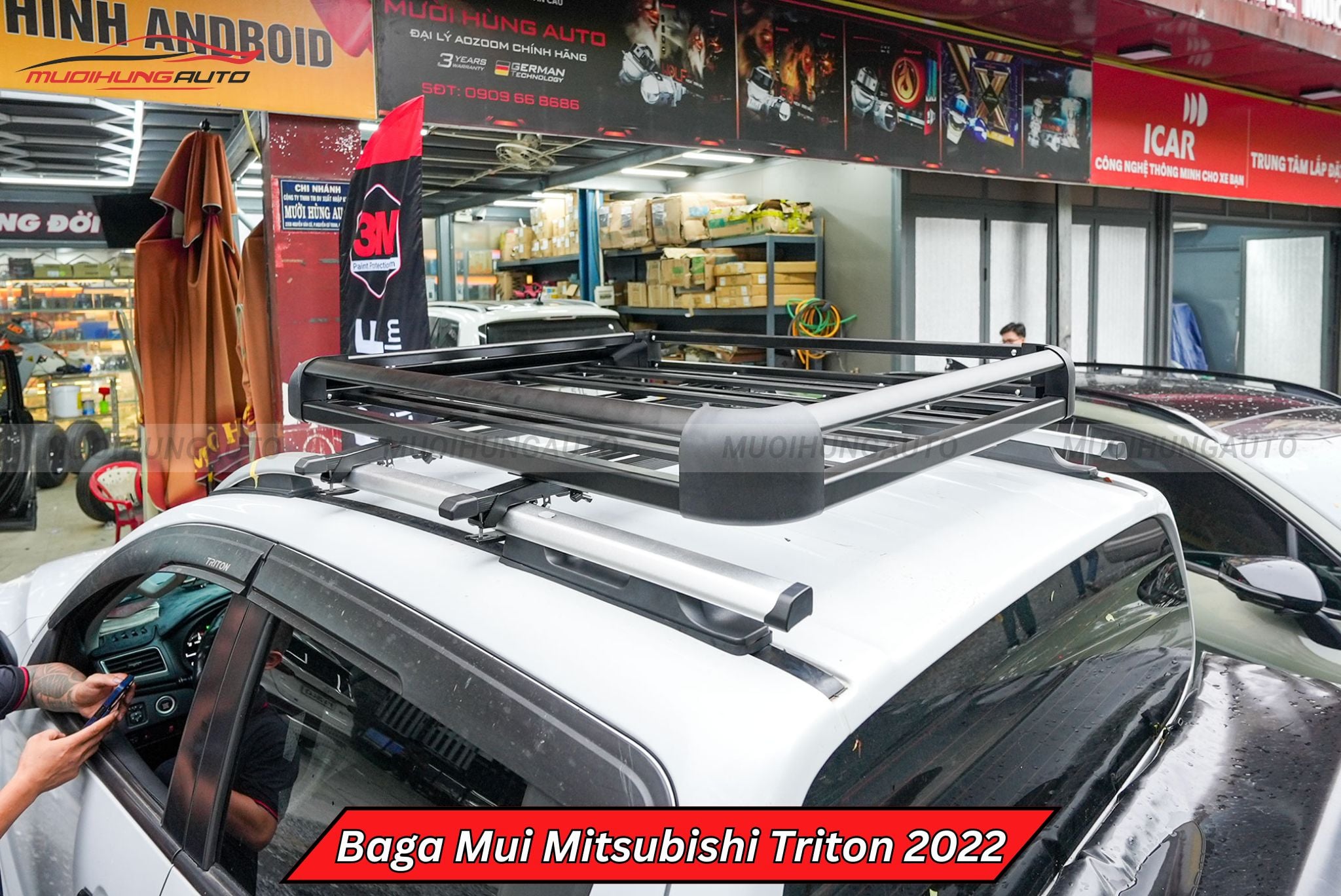 Giá đồ nóc xe Mitsubishi Triton 2022