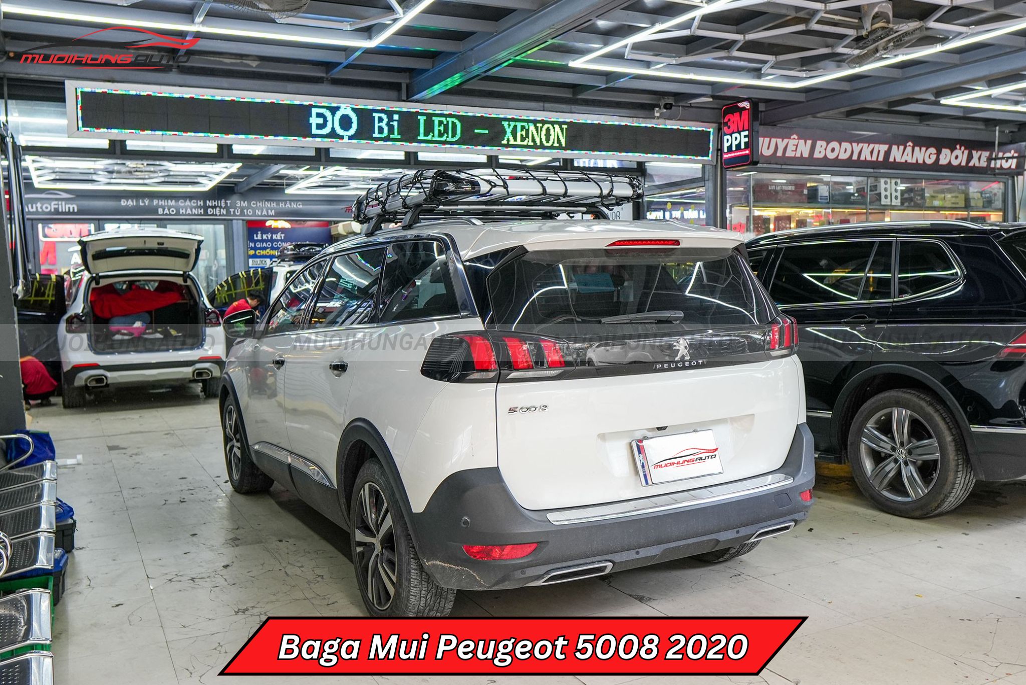 Giá nóc baga mui Peugeot 5008 2020