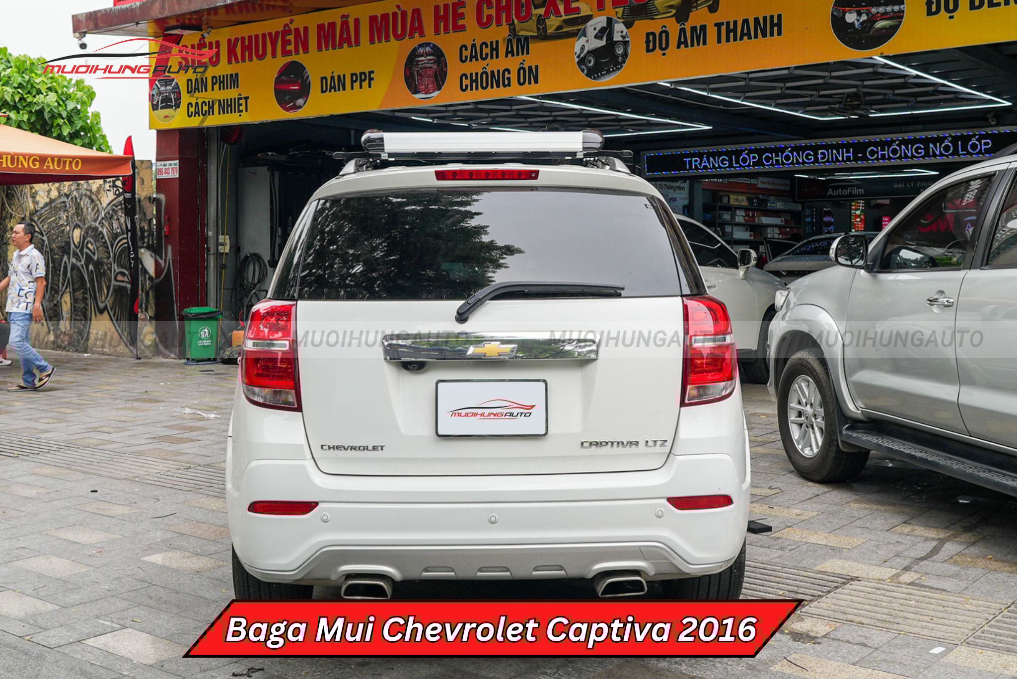 Giá nóc chở đồ Chevrolet Captiva 2016
