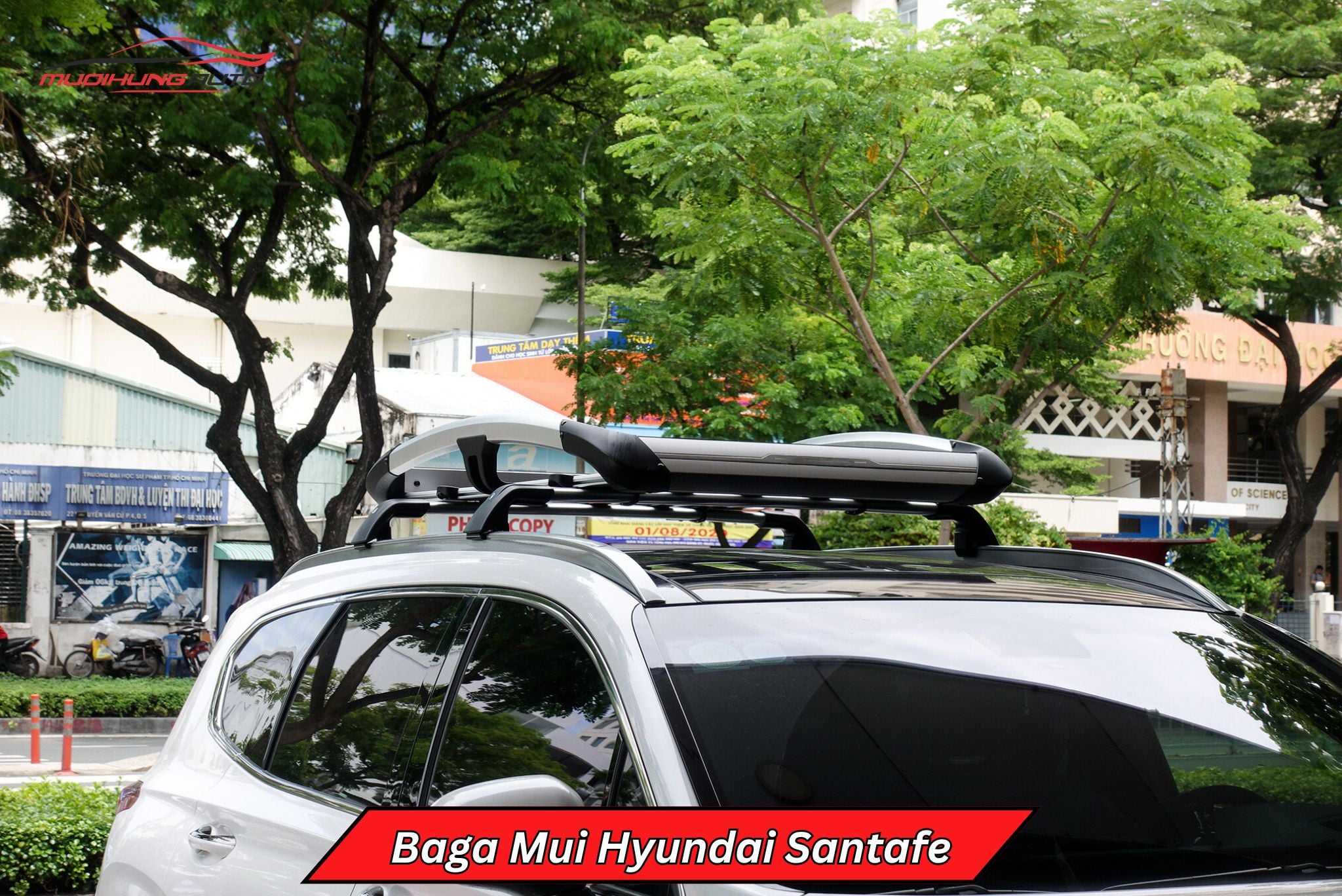 Giá nóc chở đồ Hyundai Santafe