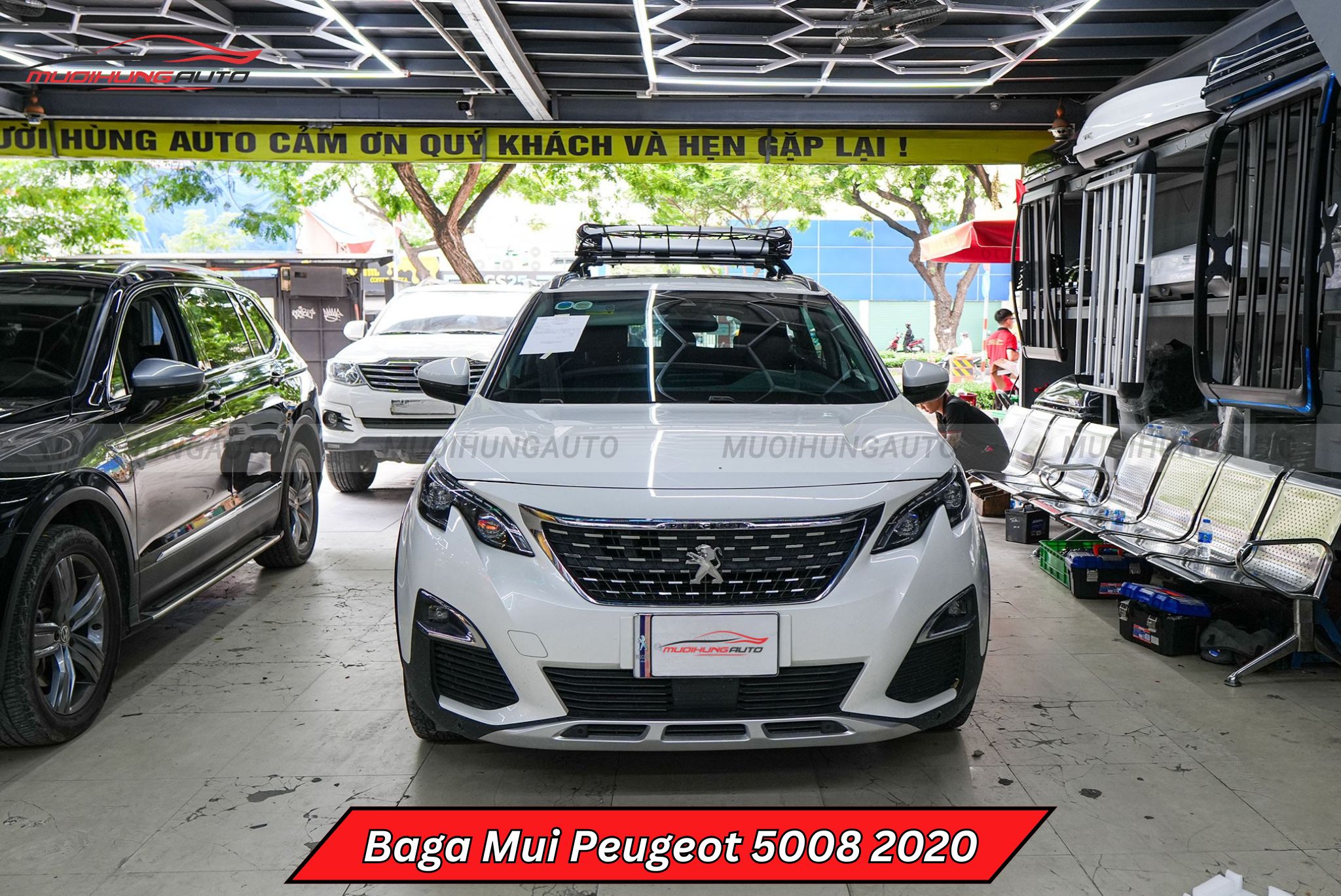 Giá nóc chở đồ Peugeot 5008 2020
