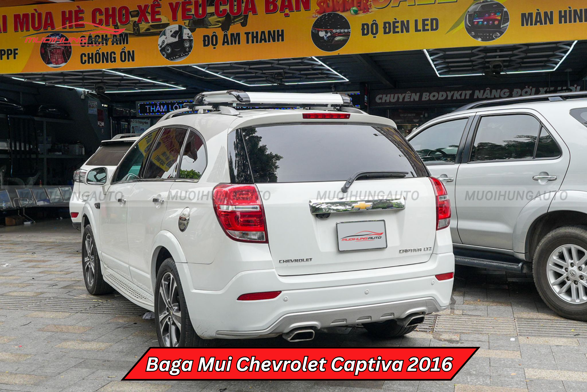 Giá nóc chở hàng Chevrolet Captiva 2016