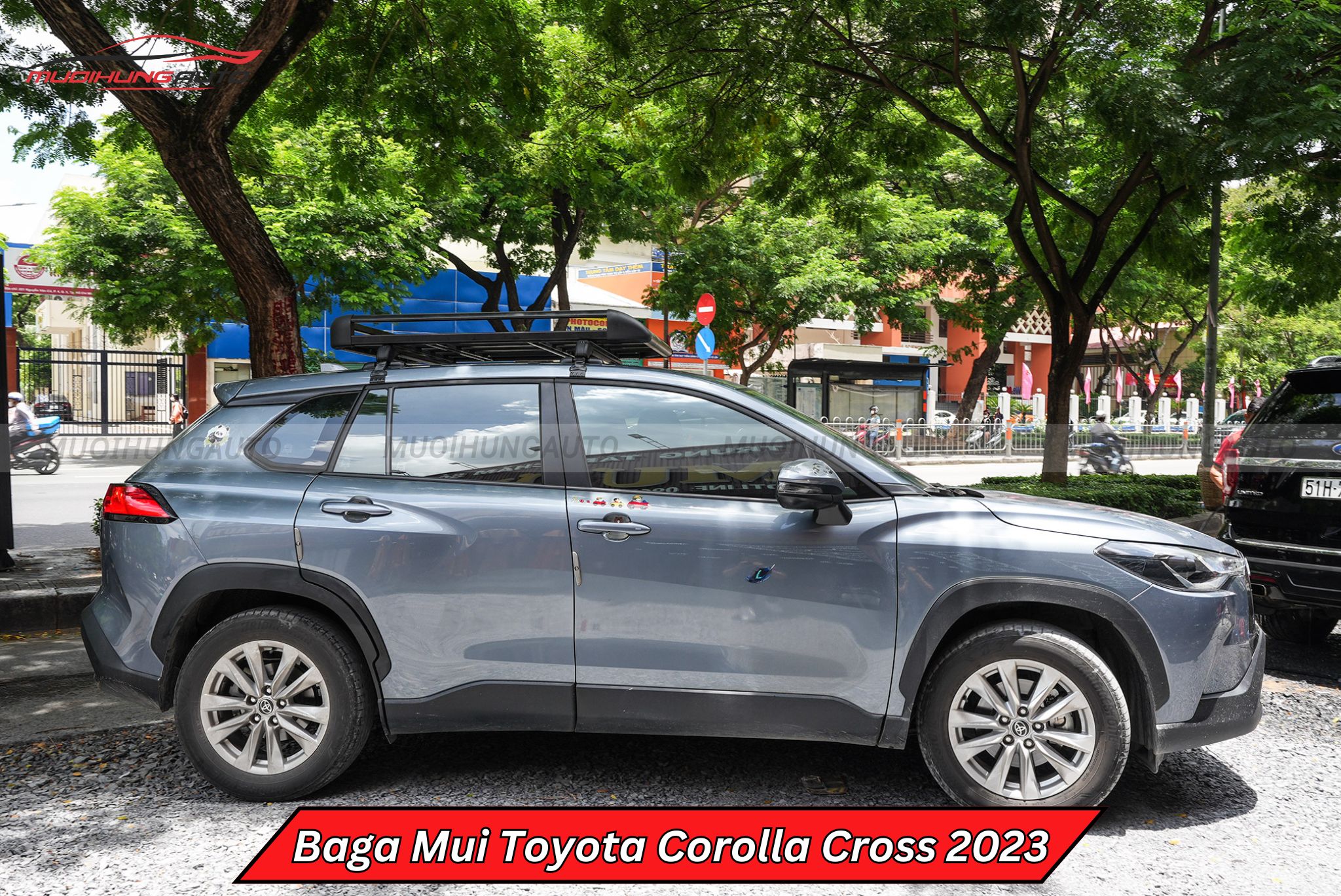 Giá nóc chở hàng Toyota Corolla Cross 2023