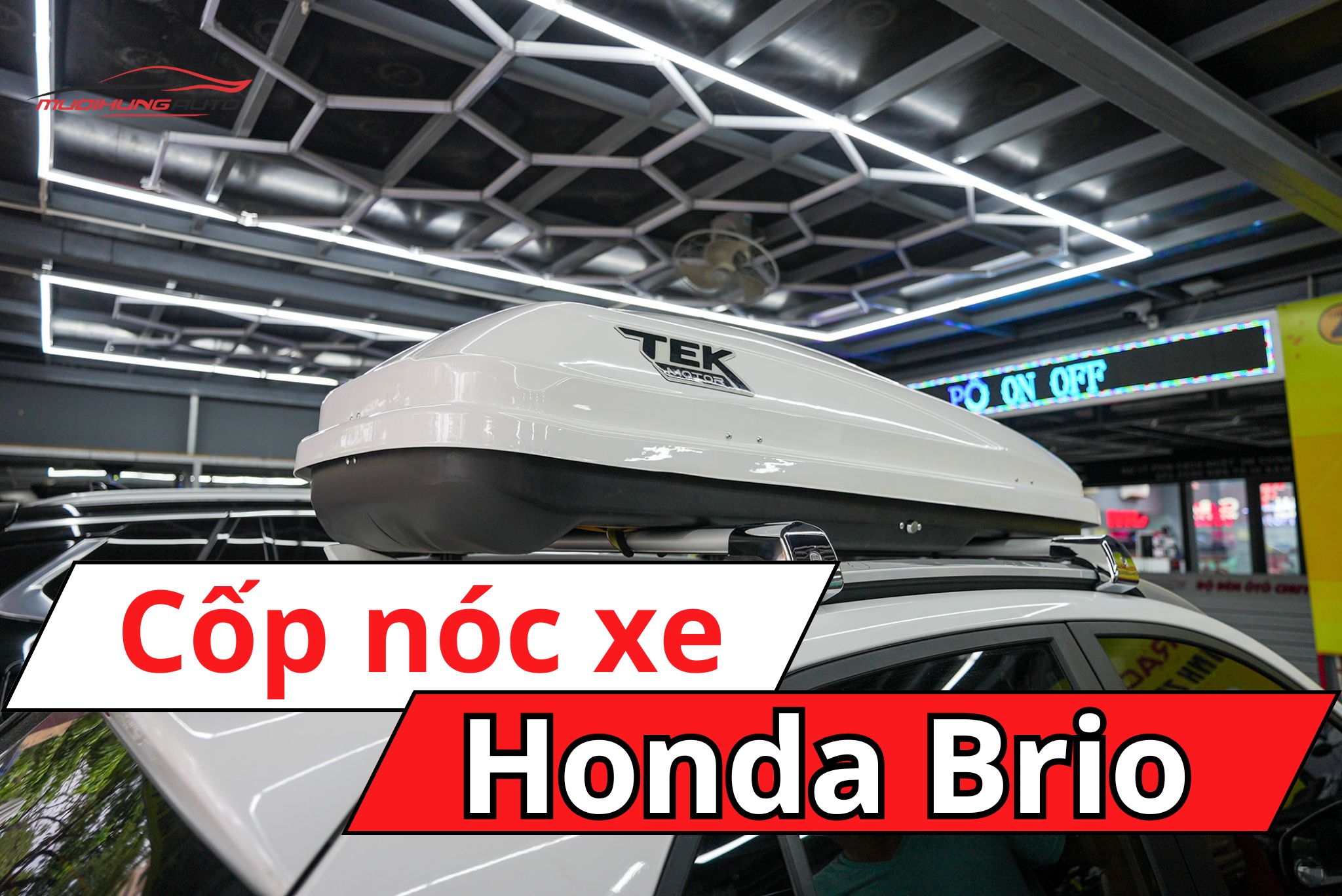 Giá nóc phi thuyền Honda Brio