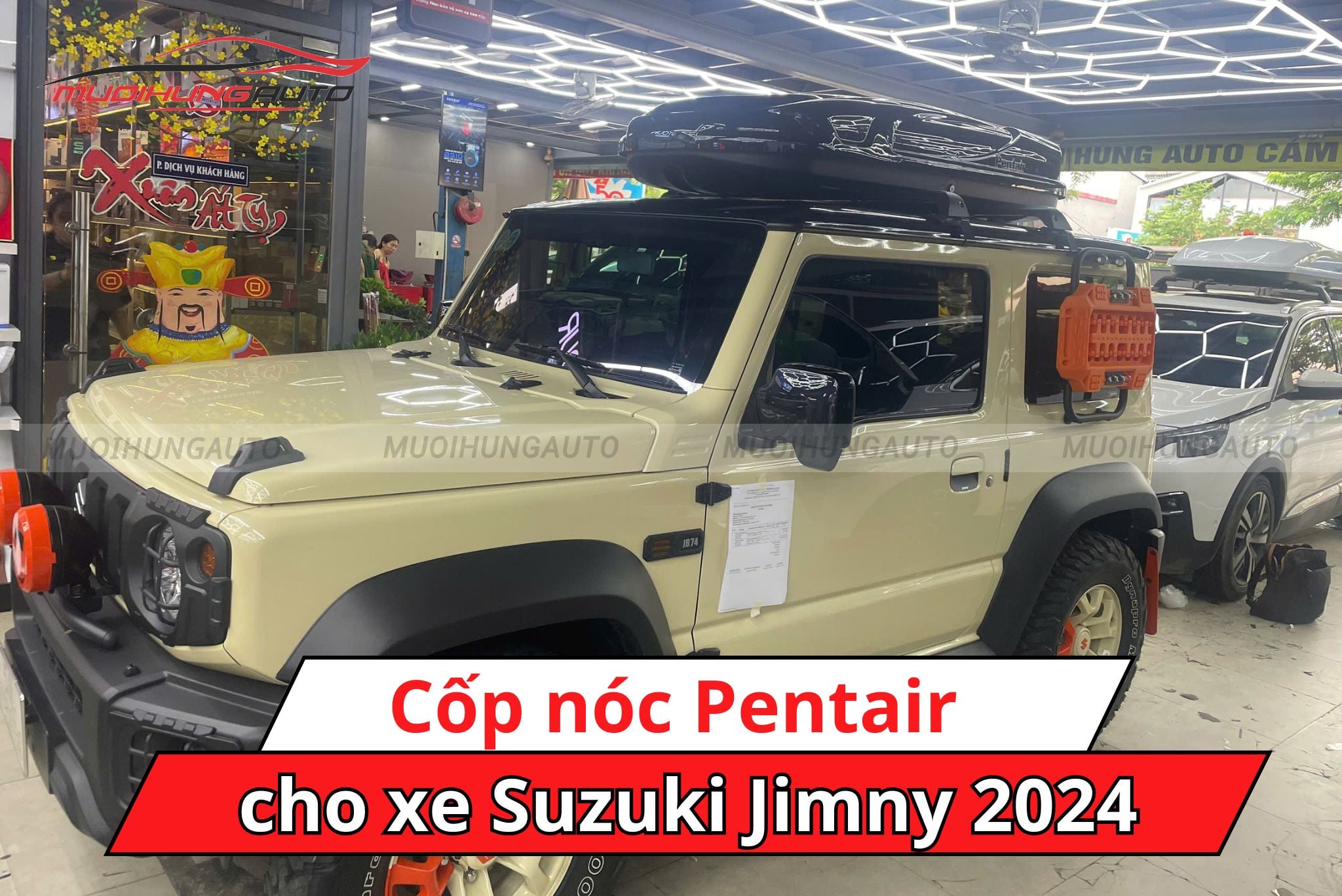 Giá nóc phi thuyền Pentair cho xe Suzuki Jimny 2024