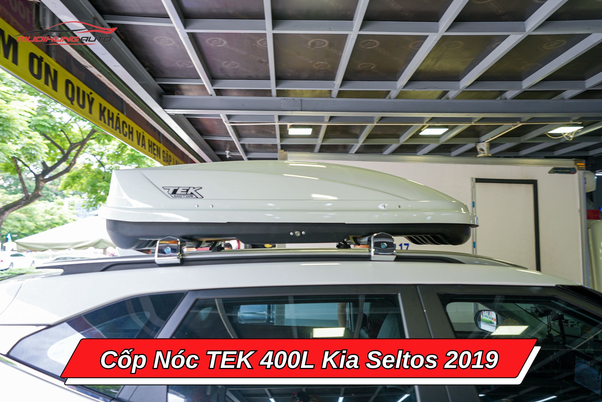 Giá nóc phi thuyền TEK 400l cho Kia Seltos 2019