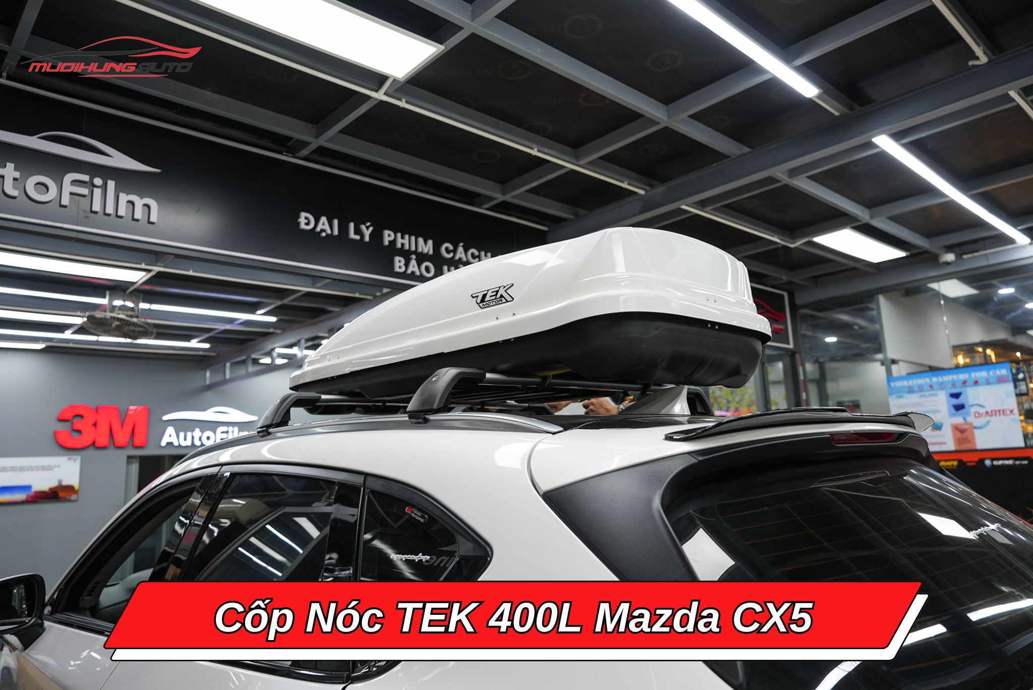 Giá nóc phi thuyền TEK 400l ô tô Mazda CX5