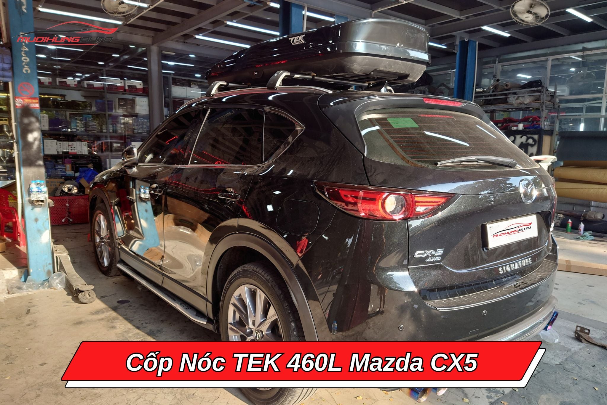 Giá nóc phi thuyền TEK 460l cho xe Mazda CX5