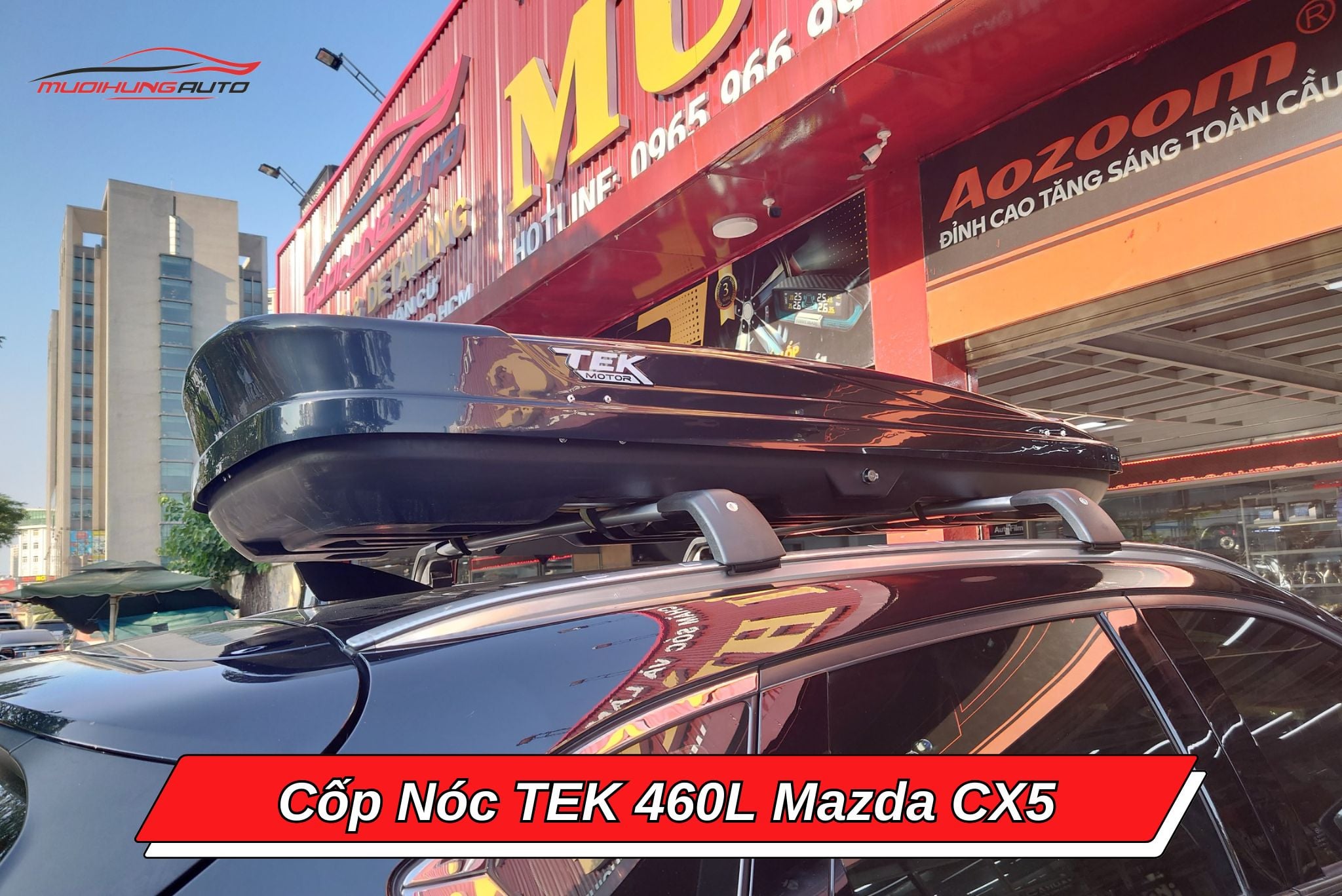 Giá nóc phi thuyền TEK 460l ô tô Mazda CX5