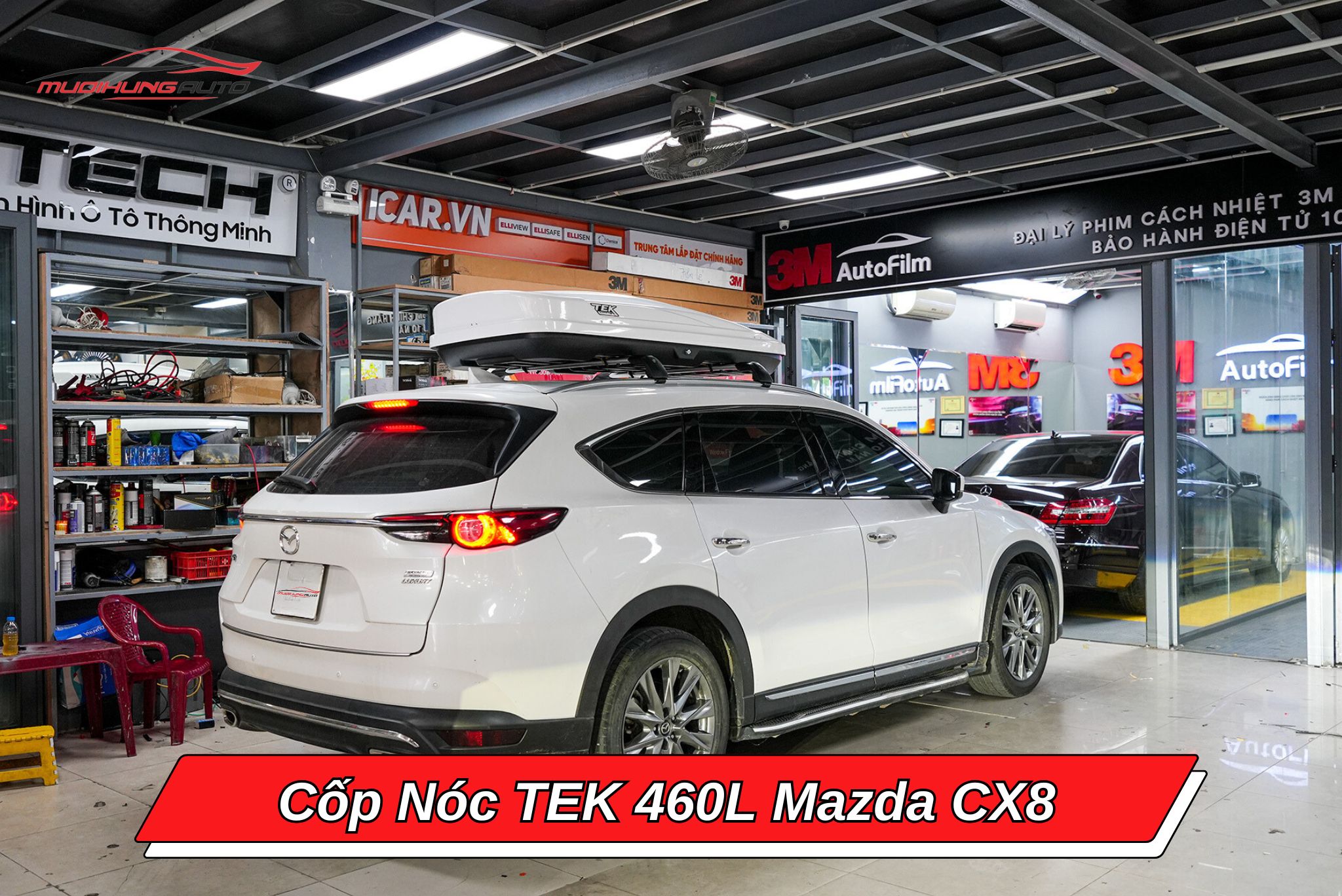Giá nóc phi thuyền TEK 460l ô tô Mazda CX8