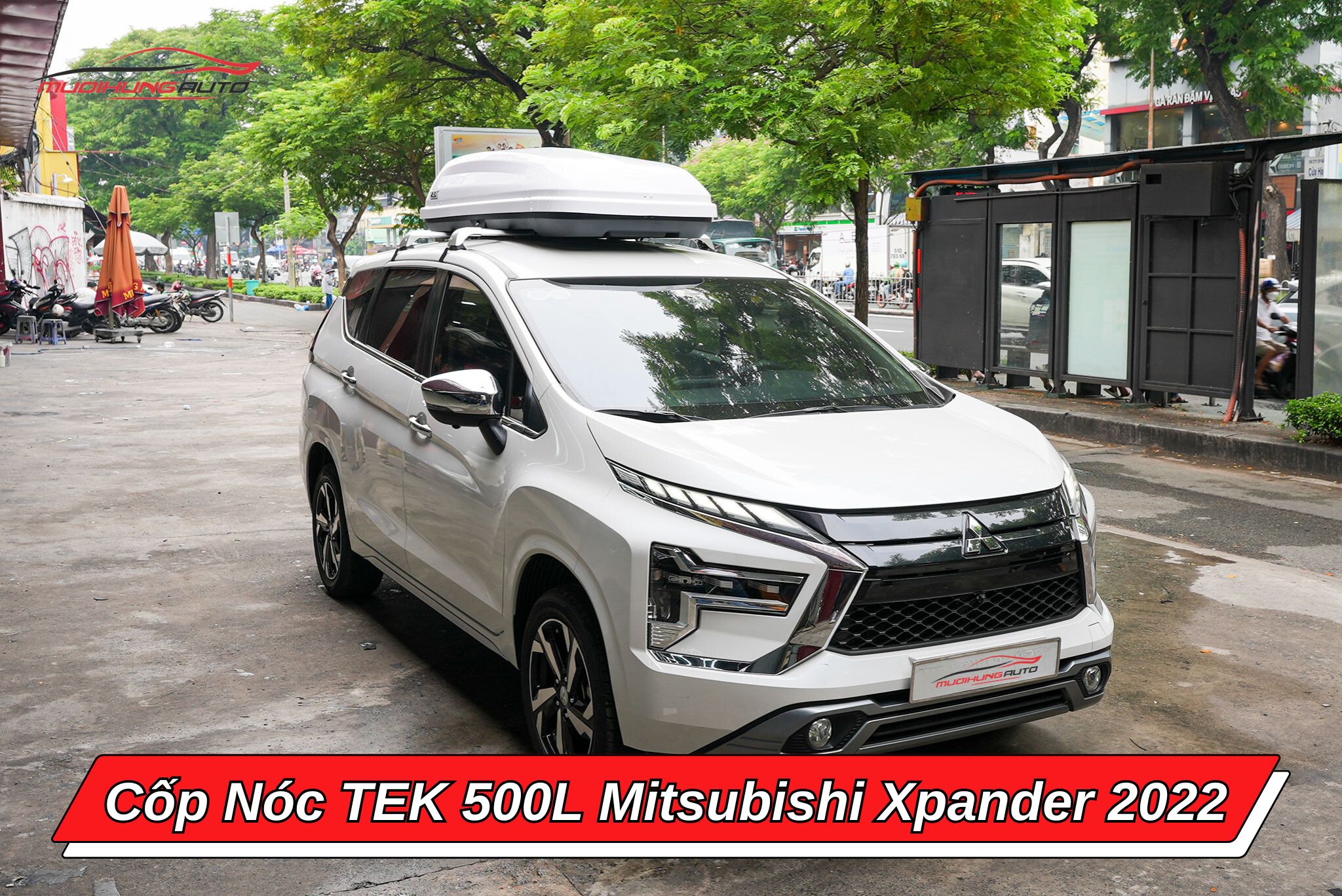 Giá nóc phi thuyền TEK 500l cho xe Mitsubishi Xpander 2022