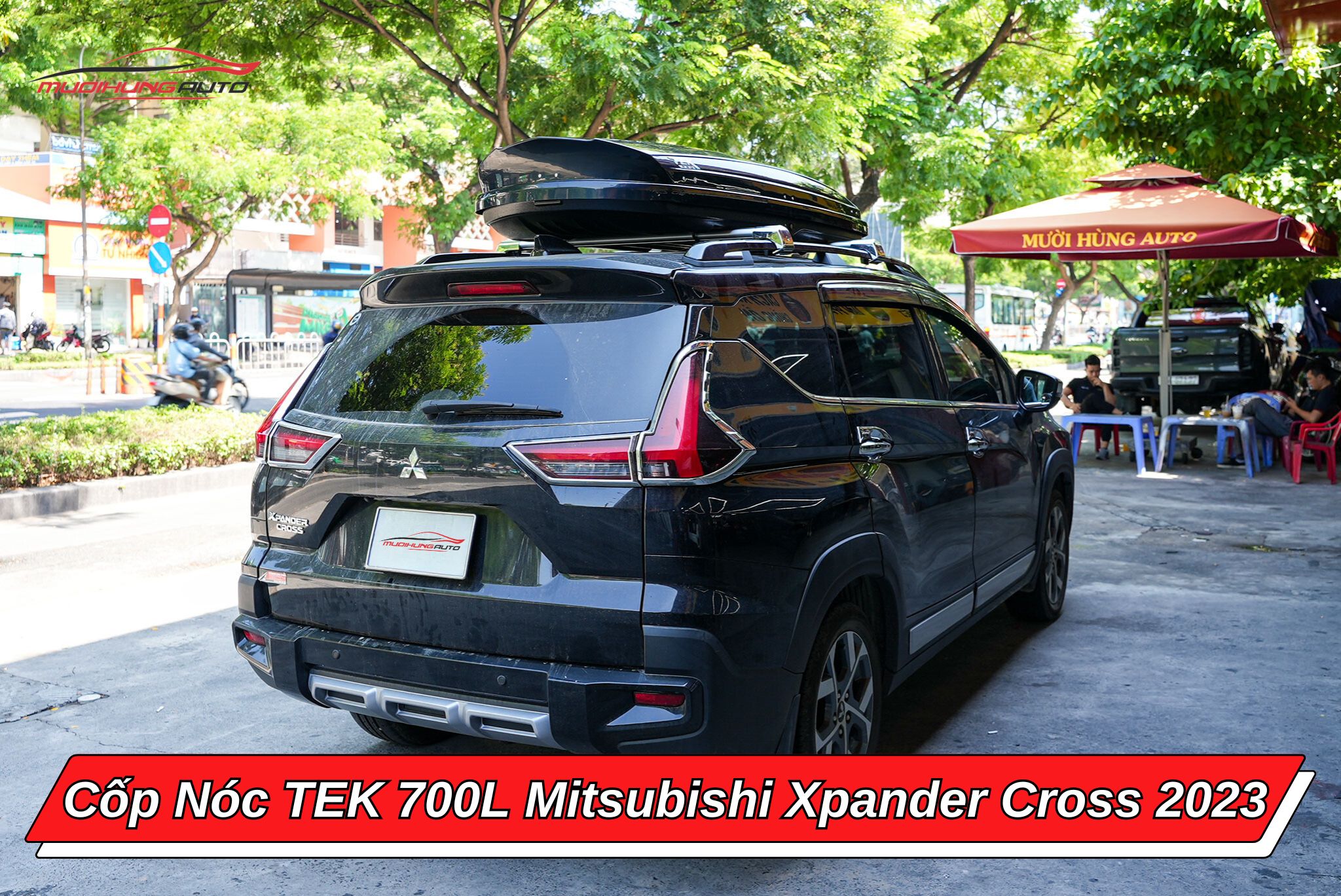 Giá nóc phi thuyền TEK 700l cho Mitsubishi Xpander Cross 2023