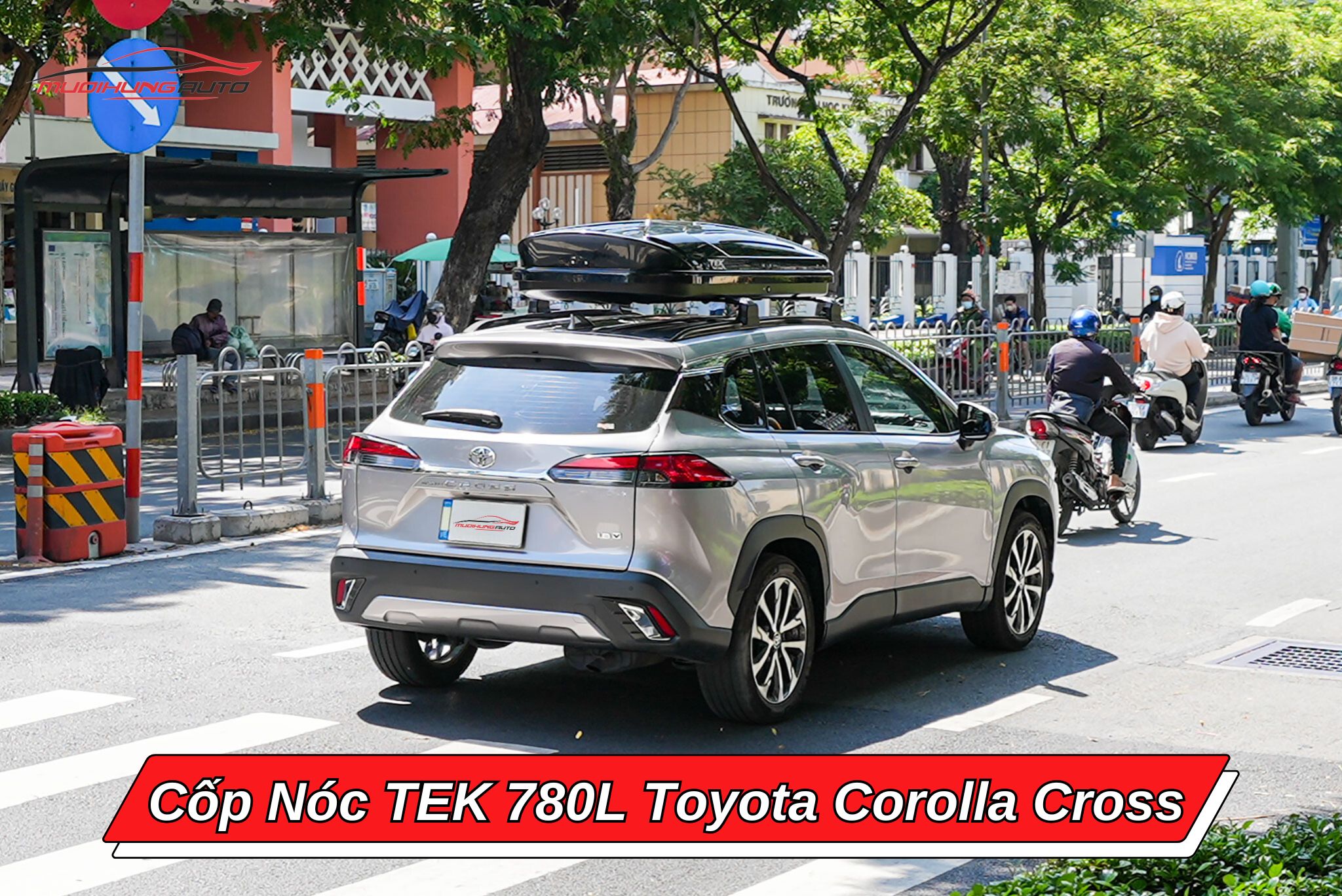 Giá nóc phi thuyền TEK 780l xe Toyota Corolla Cross