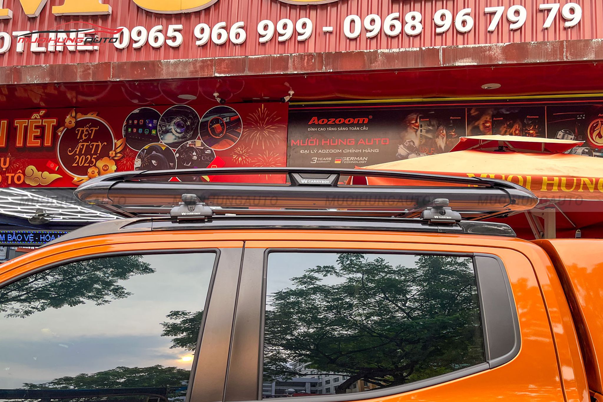 Giá nóc vuông Carryboy cho xe Mitsubishi Triton 2024