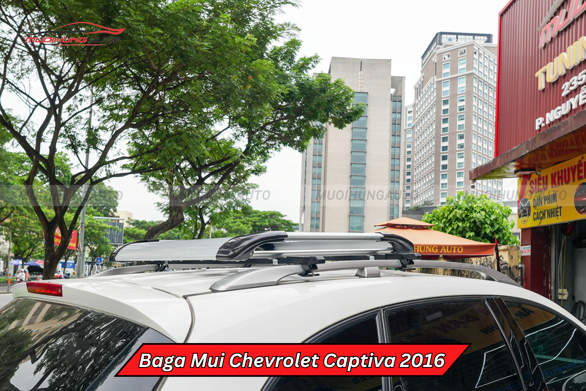 Giá nóc vuông Chevrolet Captiva 2016