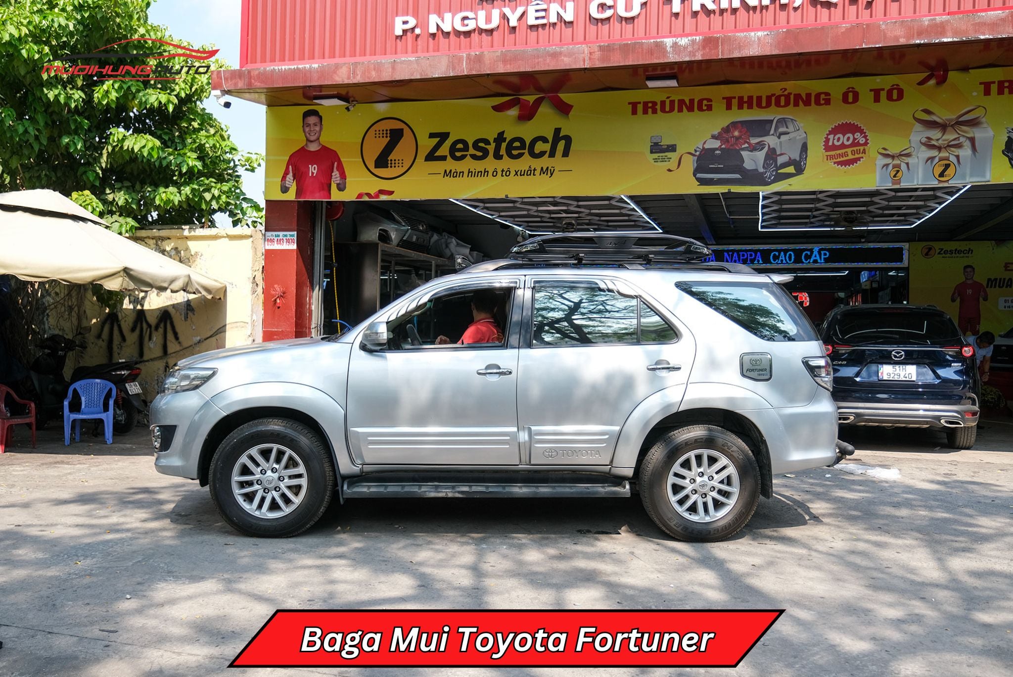 Giá nóc vuông Toyota Fortuner