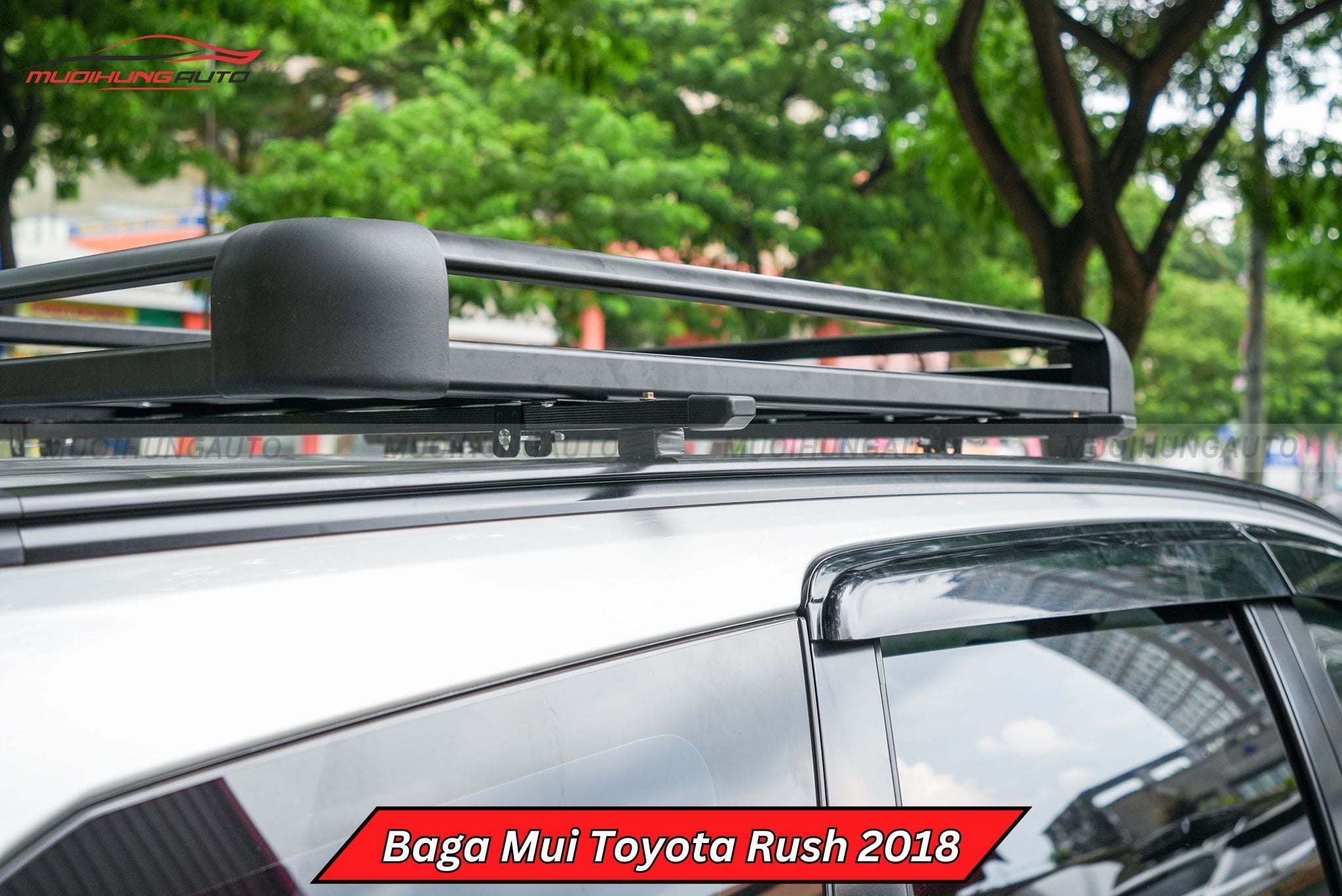 Giá nóc vuông Toyota Rush 2018