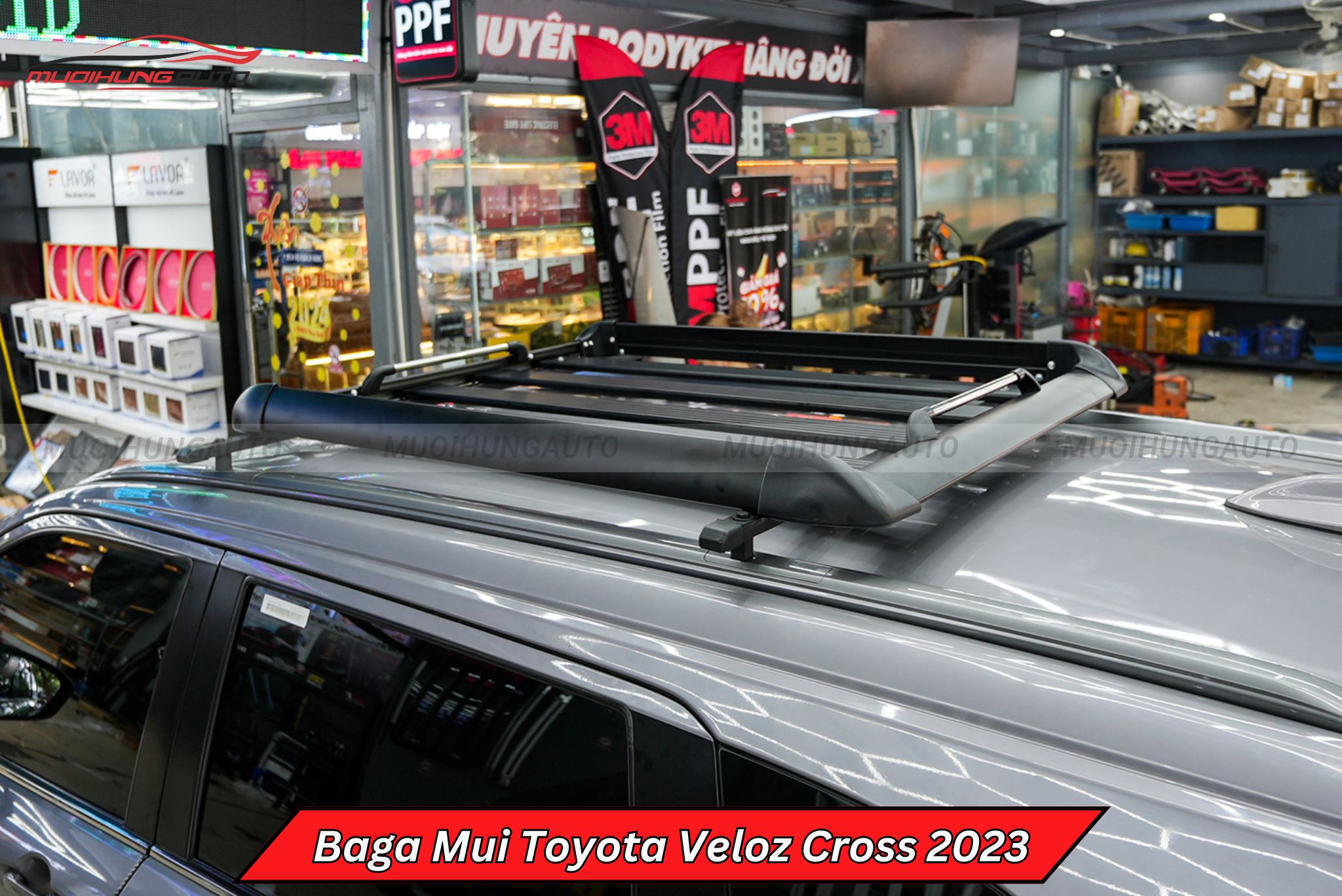 Giá nóc vuông Toyota Veloz Cross 2023