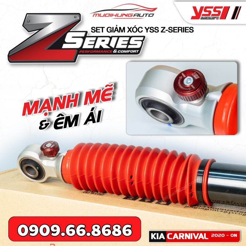 giảm xóc xe ô tô yss z-series carnival 2020 - on