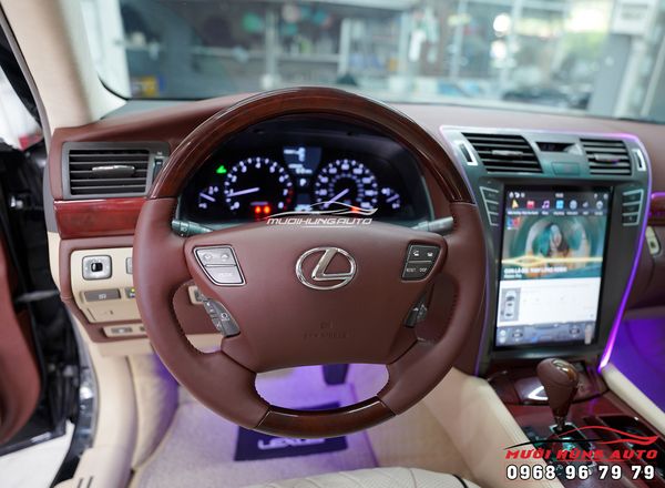 Khoác Lên Xe Lexus LS460L Một Tấm Áo Mới Với Dịch Vụ Độ Nội Thất Sang Chảnh