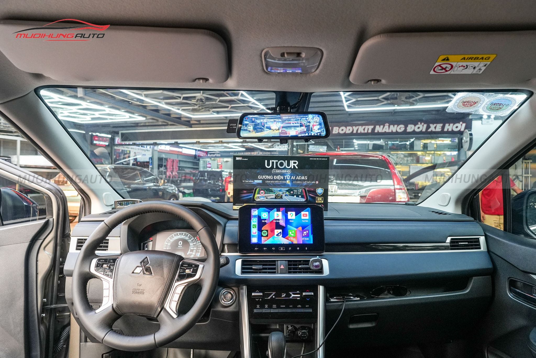 Gương điện tử AI ADAS Utour C3M cho xe Mitsubishi Xpander Cross 2024