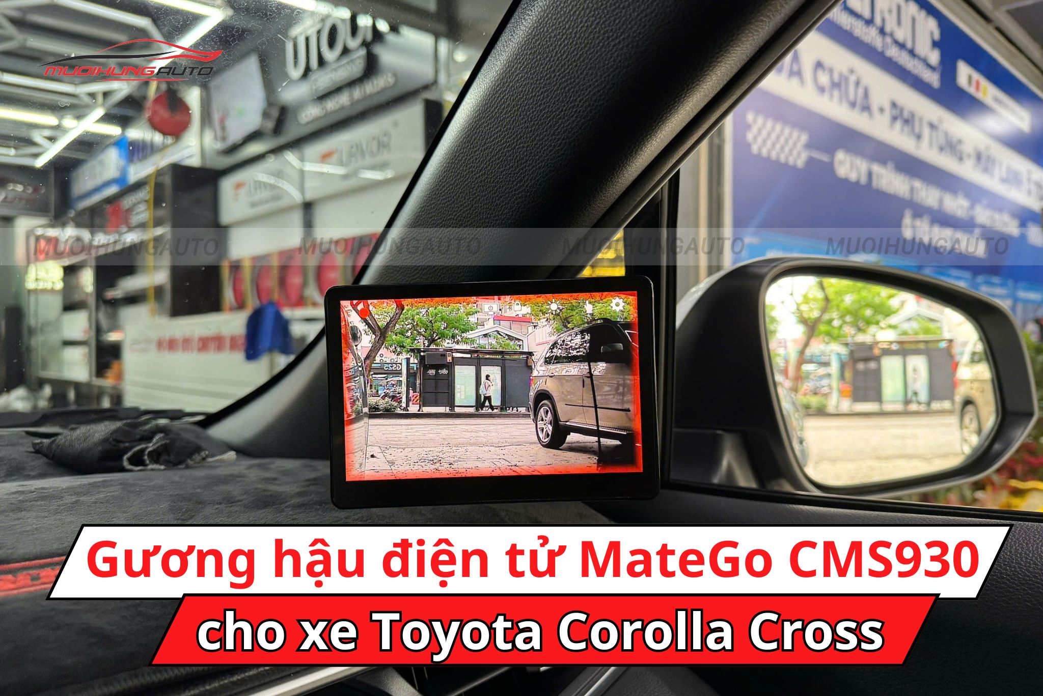 Gương điện tử MateGo CMS930 cho xe Toyota Corolla Cross