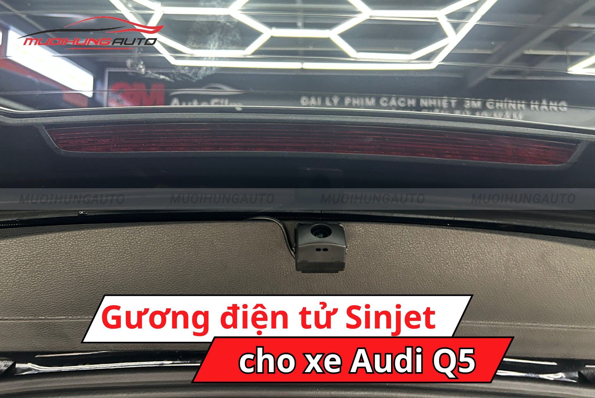 Gương điện tử Sinjet H10 cho ô tô Audi Q5