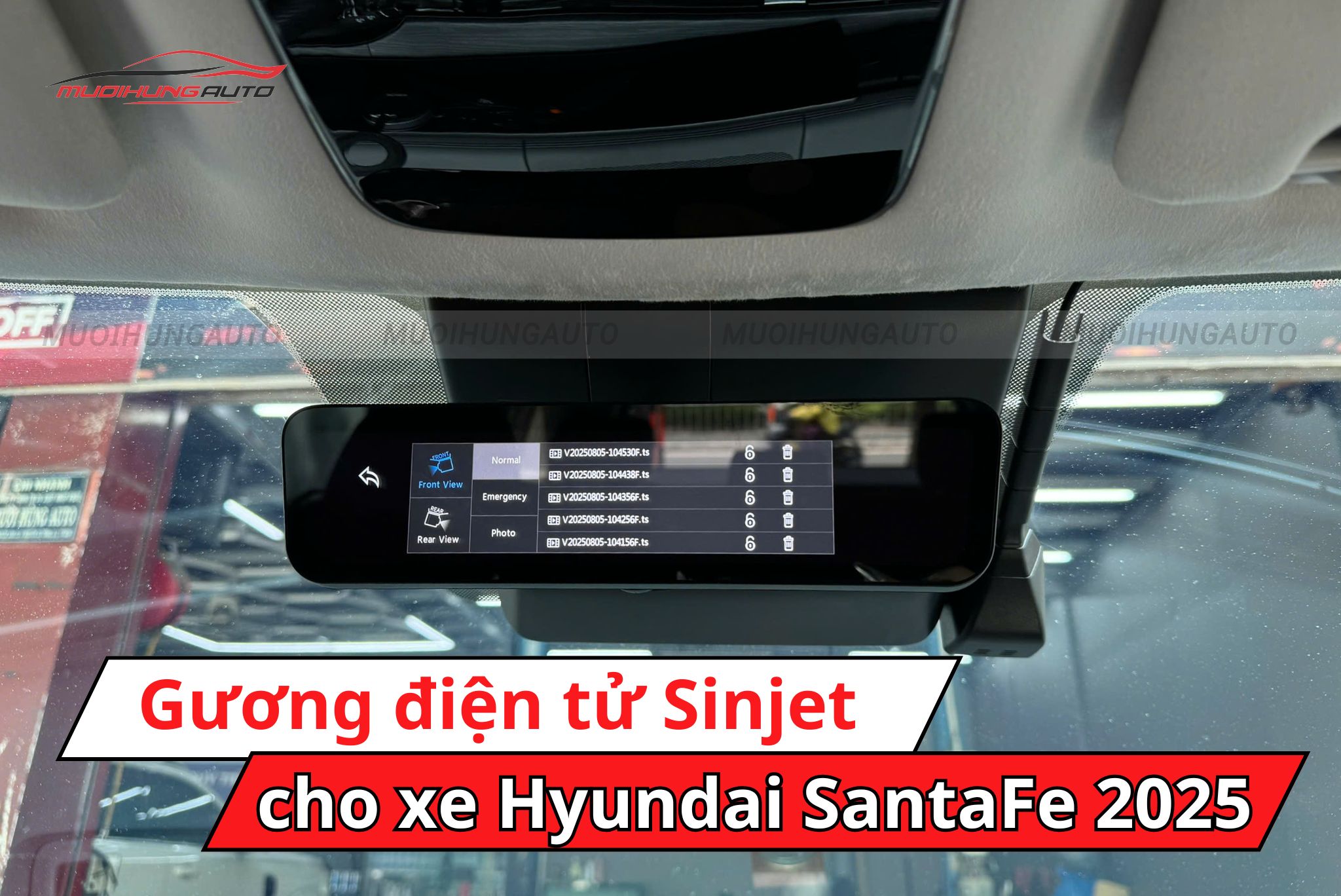 Gương điện tử Sinjet Hyundai SantaFe 2025