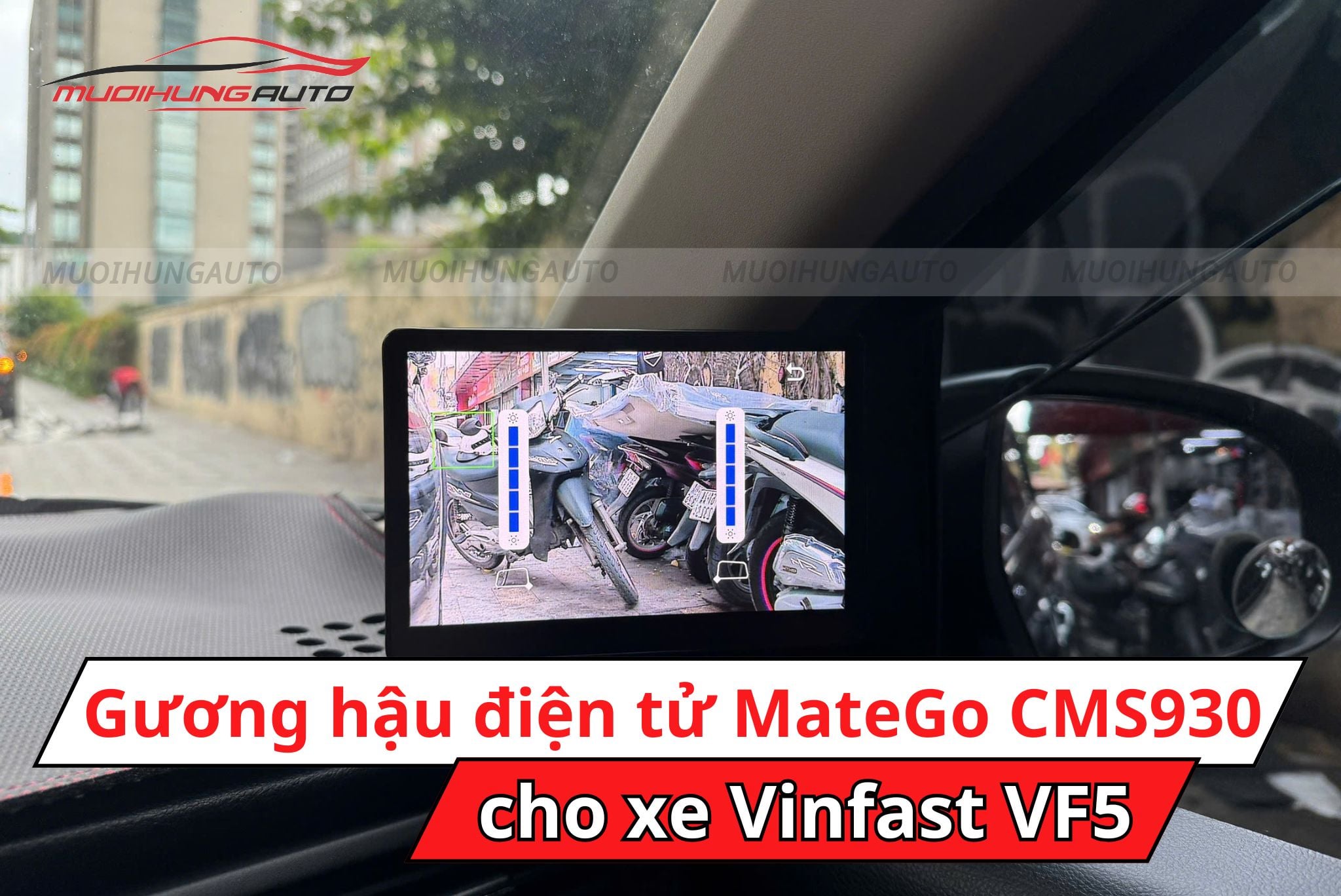 Gương hậu điện tử Matego CMS930 cho ô tô Suzuki XL7