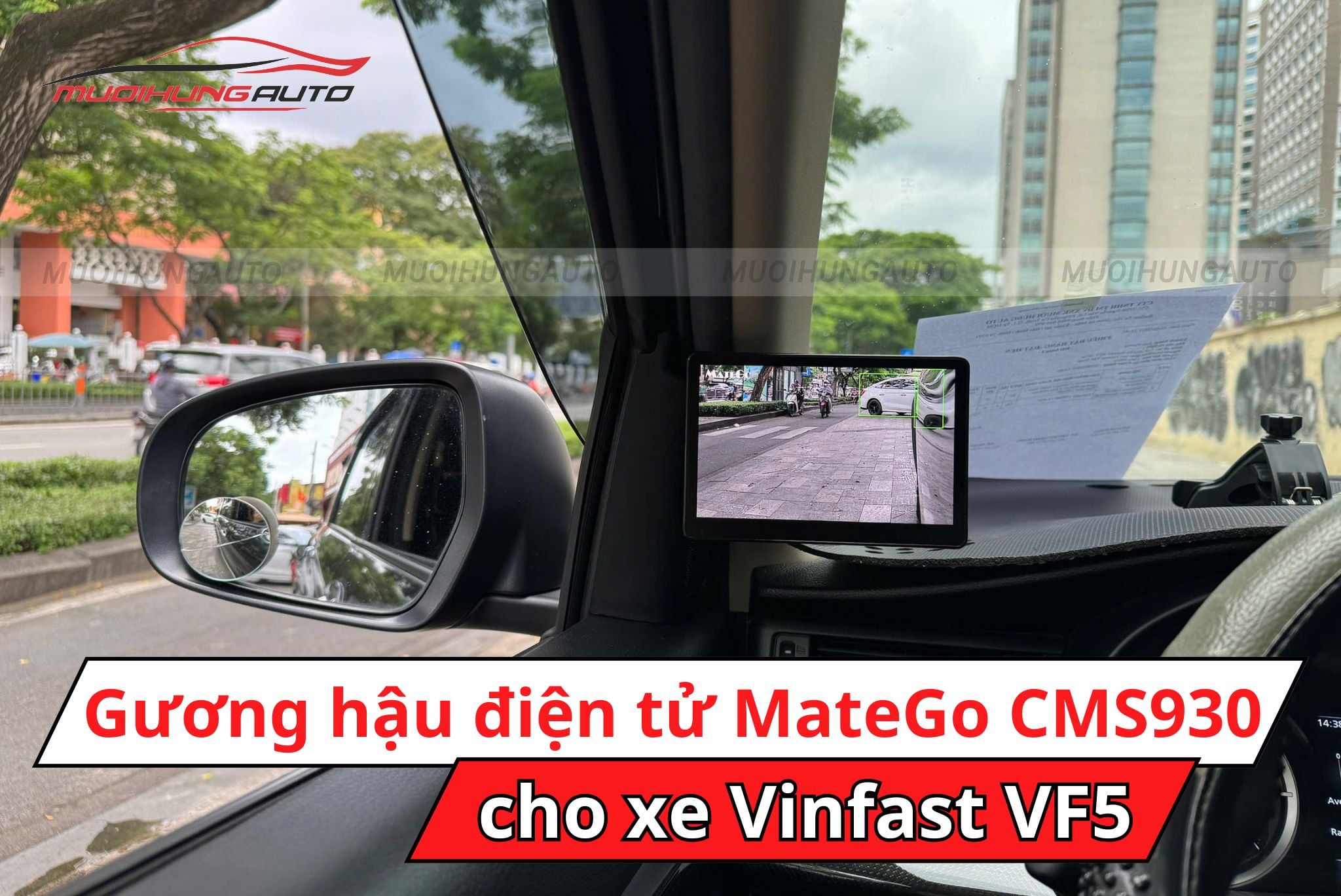 Gương hậu điện tử Matego CMS930 cho Suzuki XL7