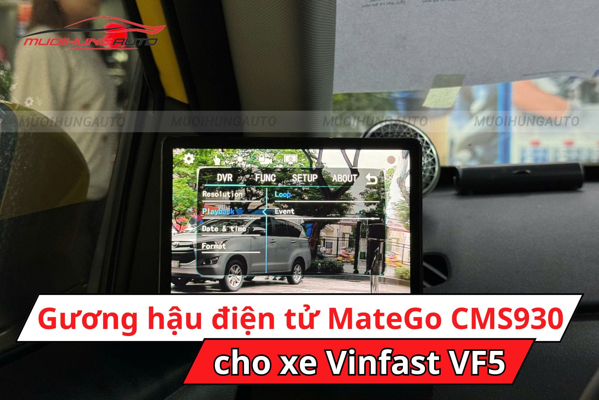 Gương hậu điện tử Matego CMS930 cho Vinfast VF5