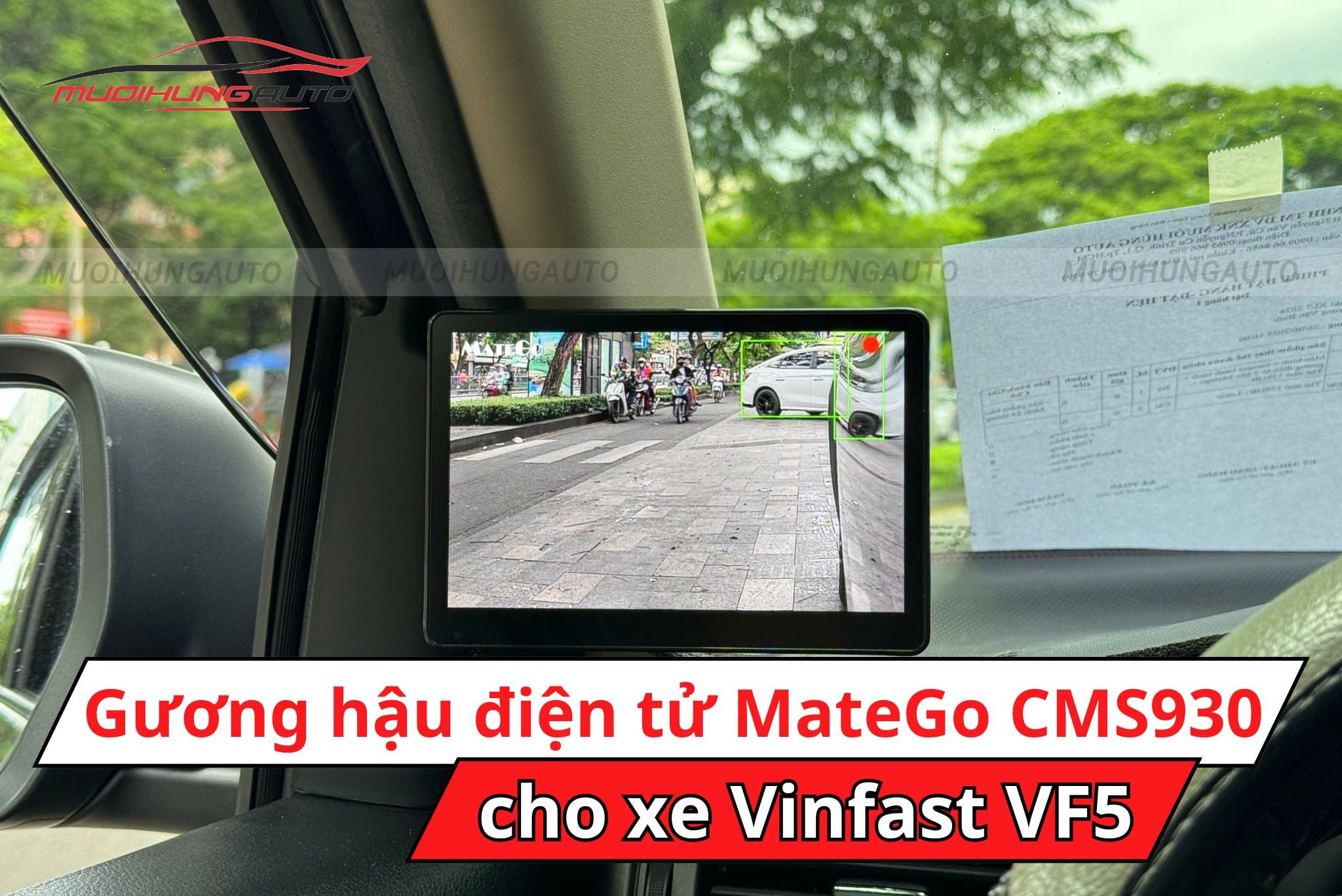 Gương hậu điện tử Matego CMS930 cho xe Suzuki XL7